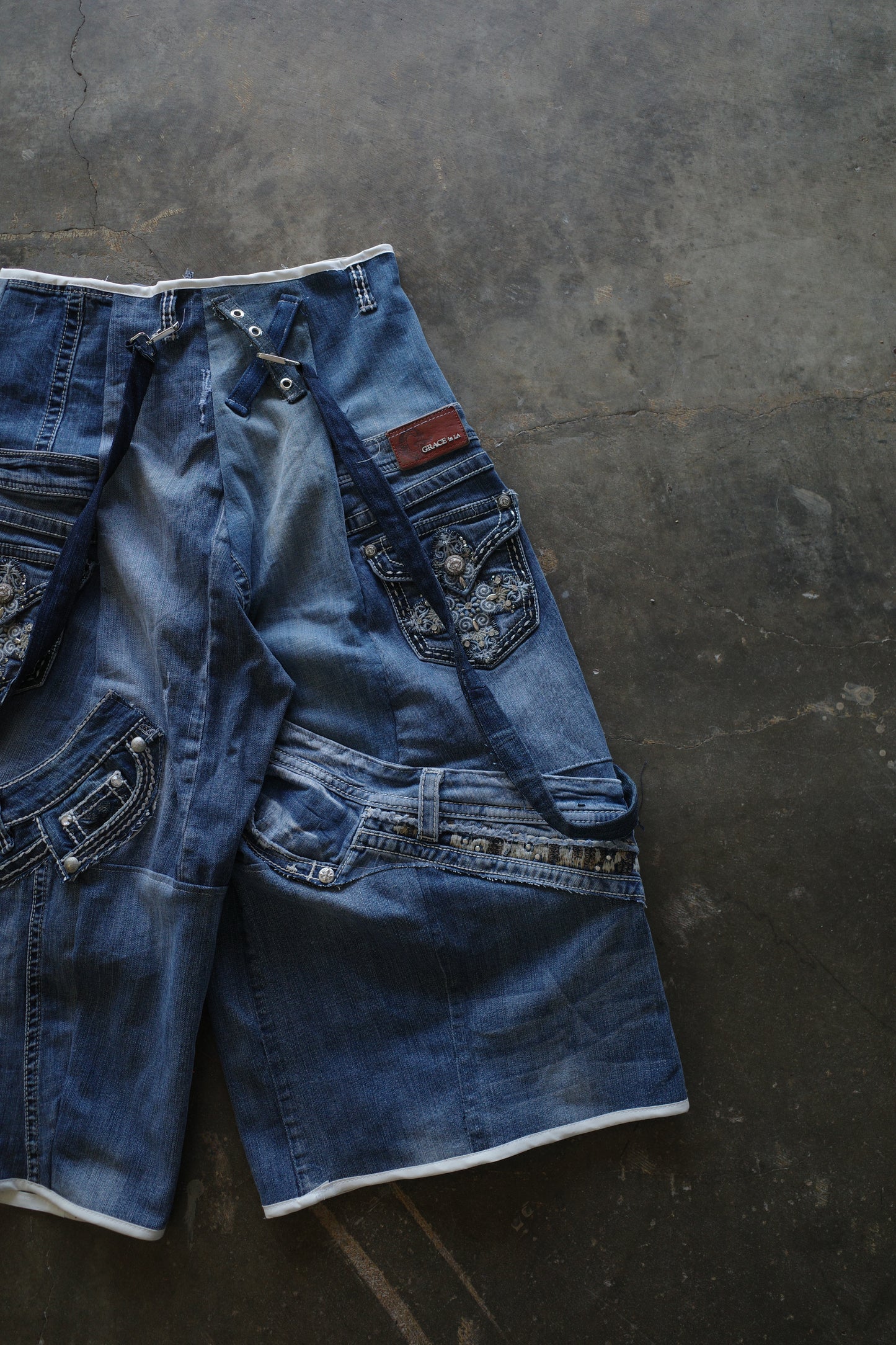 Wide Legged Jean(32S)/made with vintage Y2K jeans