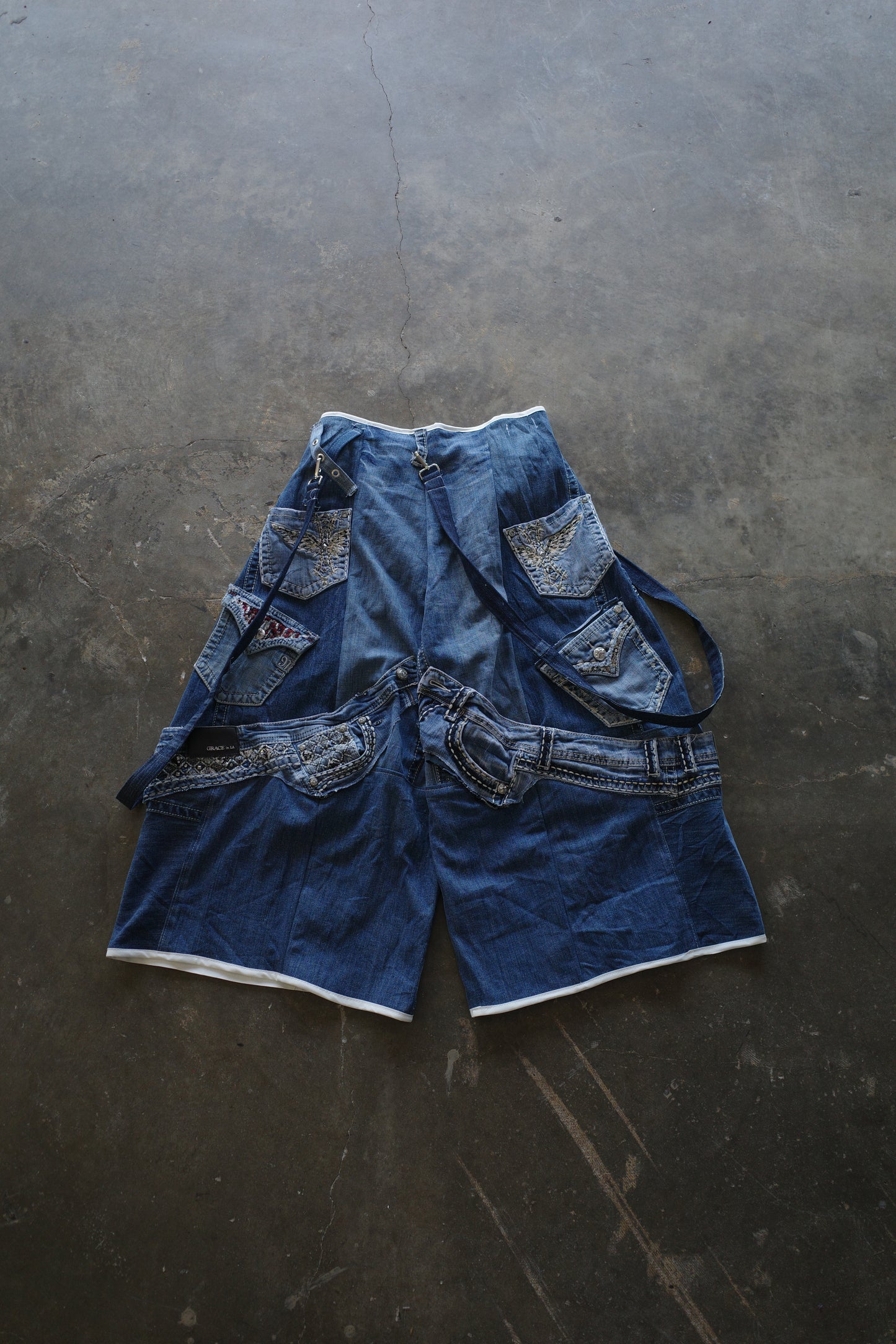 Wide Legged Jean(30S)/made with vintage Y2K jeans