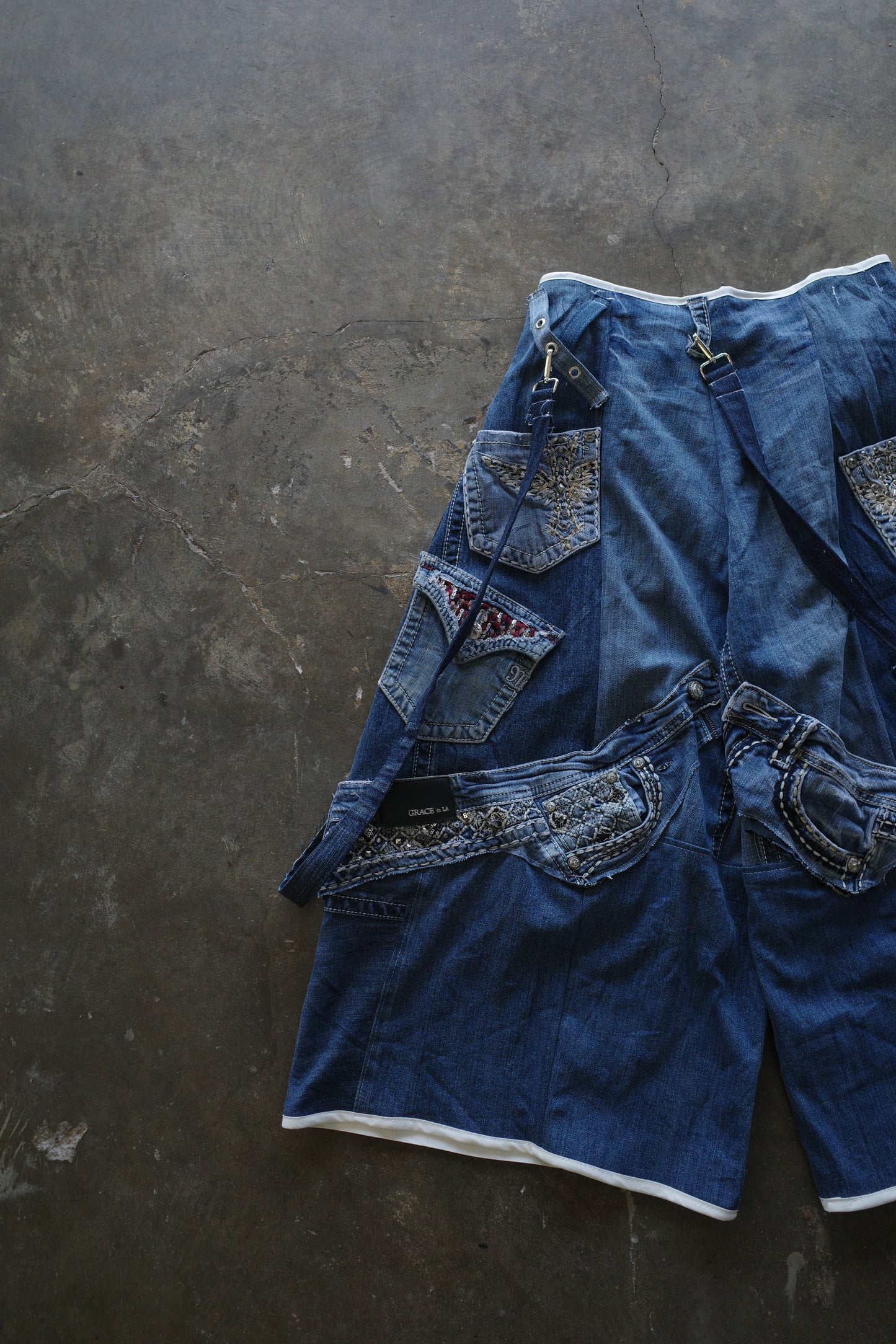 Wide Legged Jean(30S)/made with vintage Y2K jeans