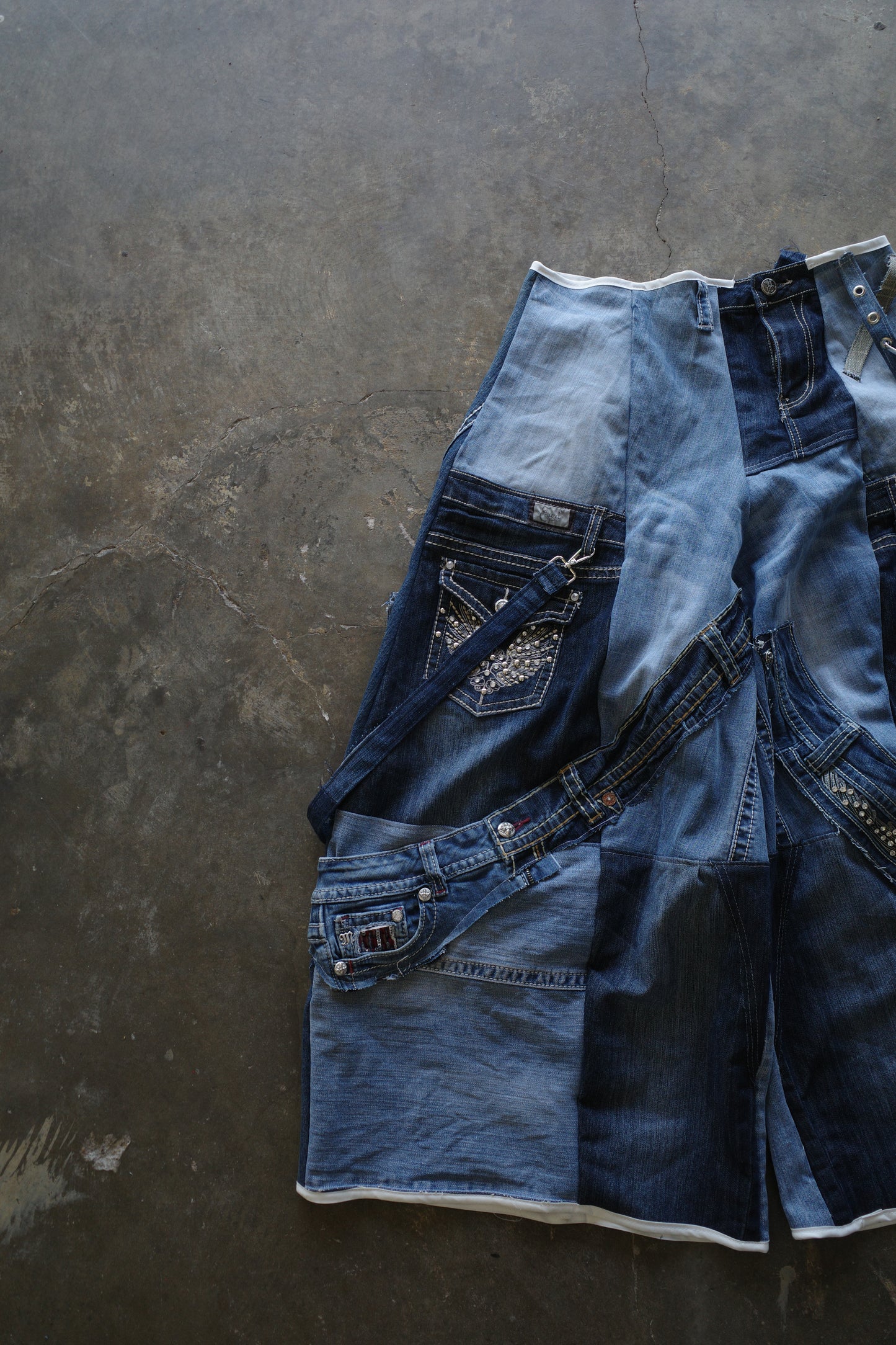 Wide Legged Jean(L)/made with vintage Y2K jeans