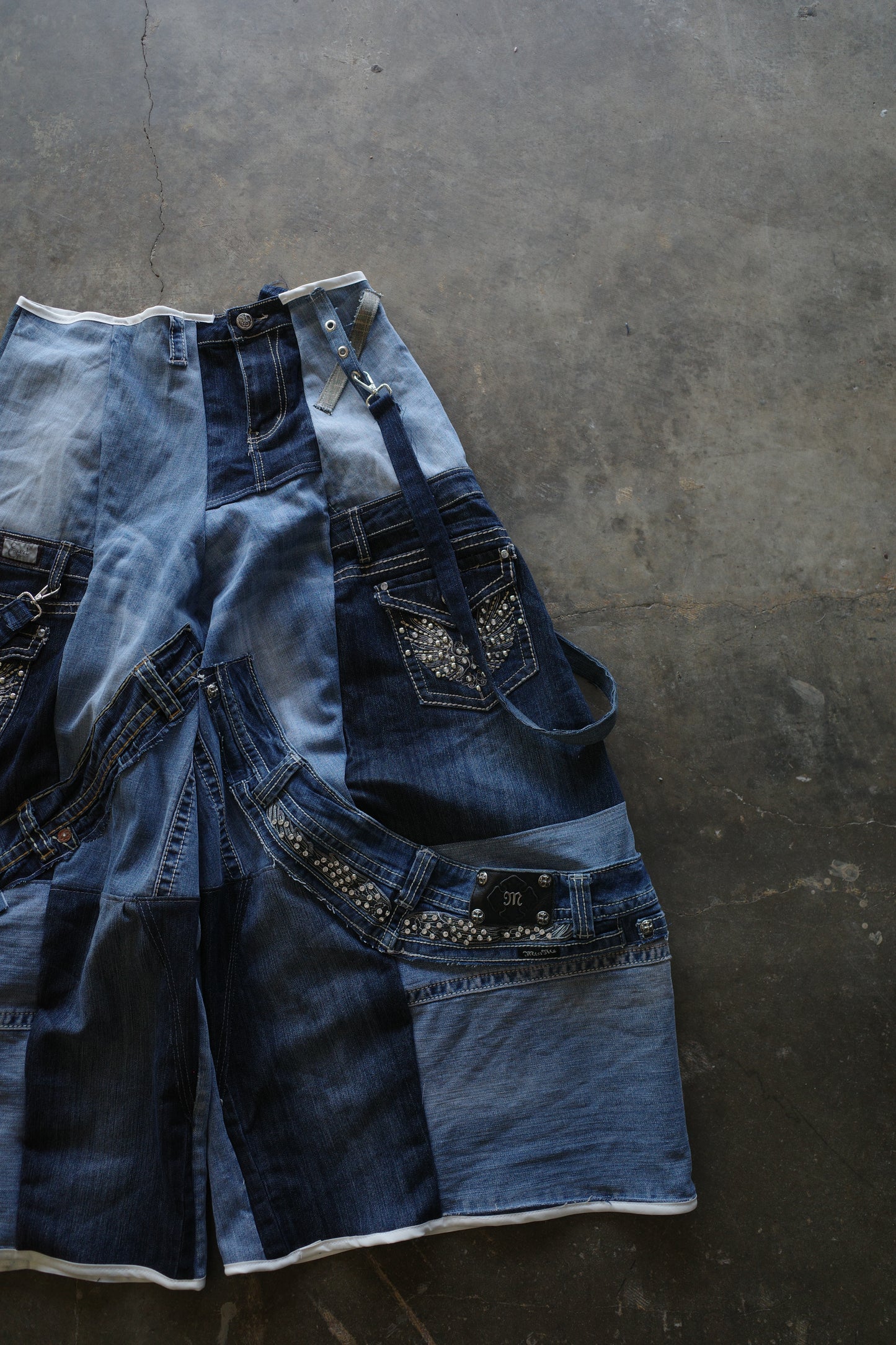 Wide Legged Jean(L)/made with vintage Y2K jeans