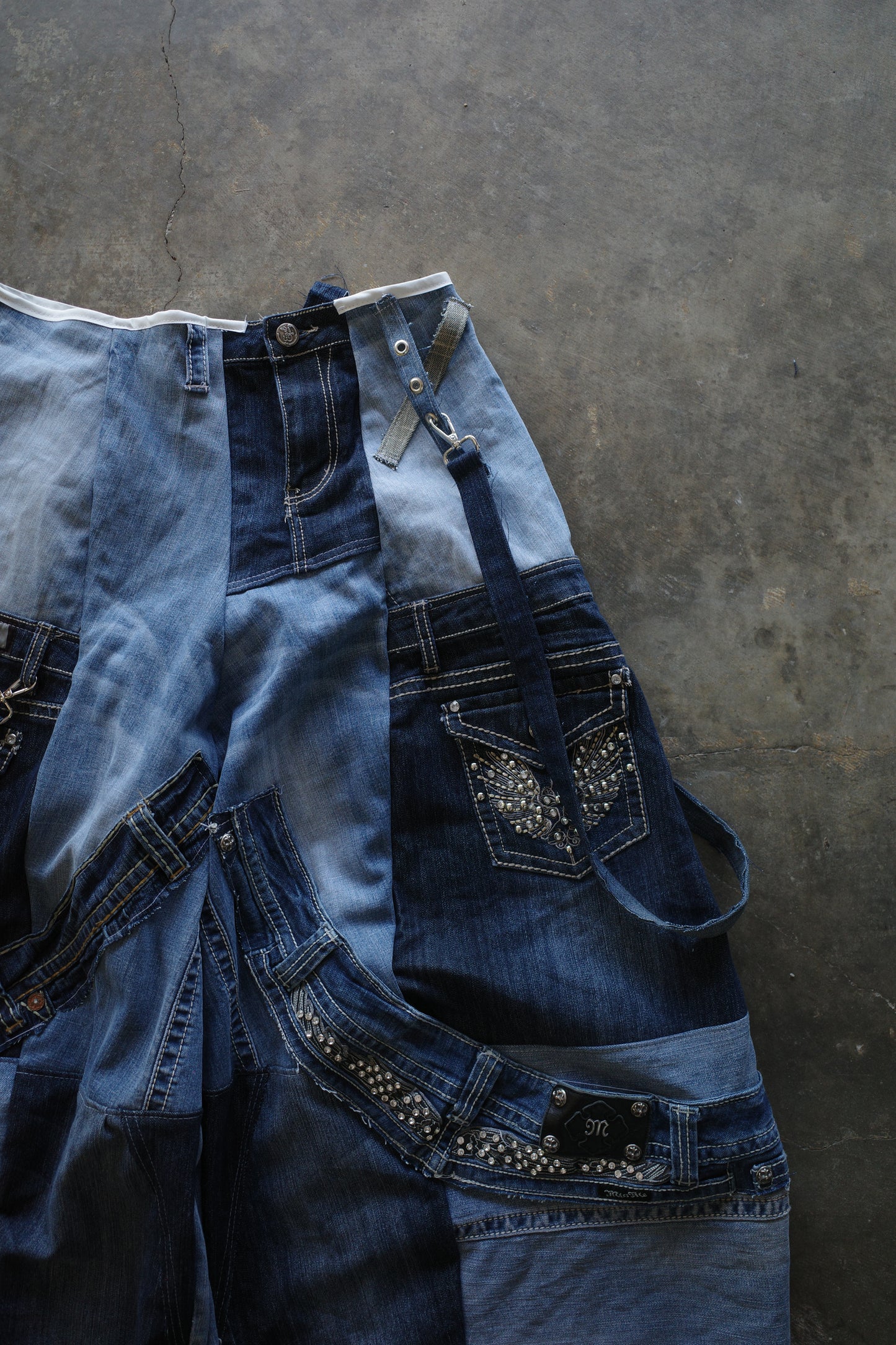 Wide Legged Jean(L)/made with vintage Y2K jeans