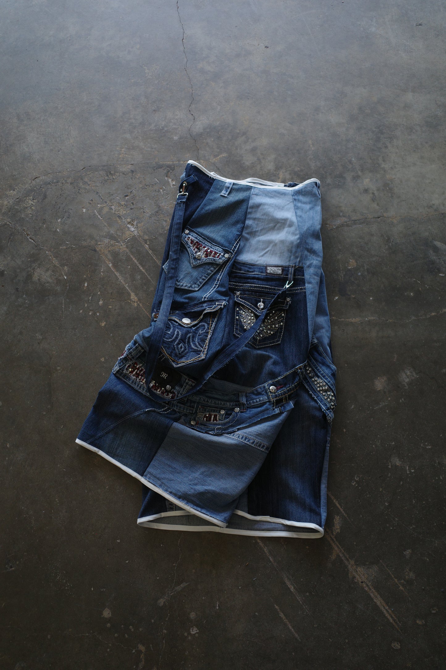 Wide Legged Jean(L)/made with vintage Y2K jeans