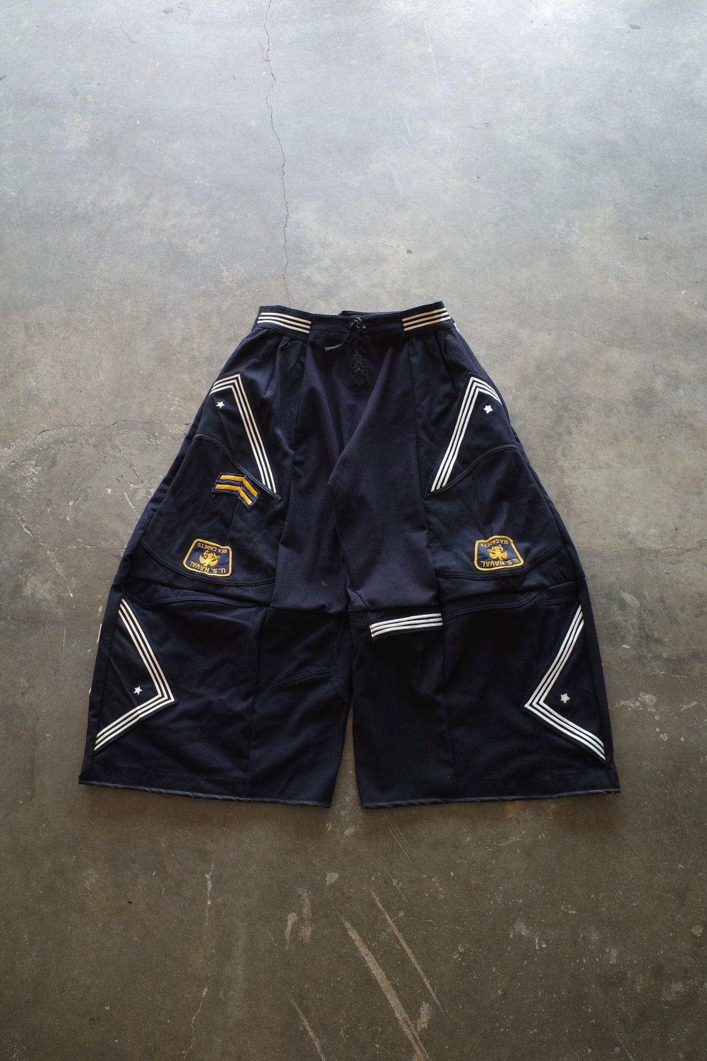 Wide Legged Patched Pants(W32-L) / PWL1