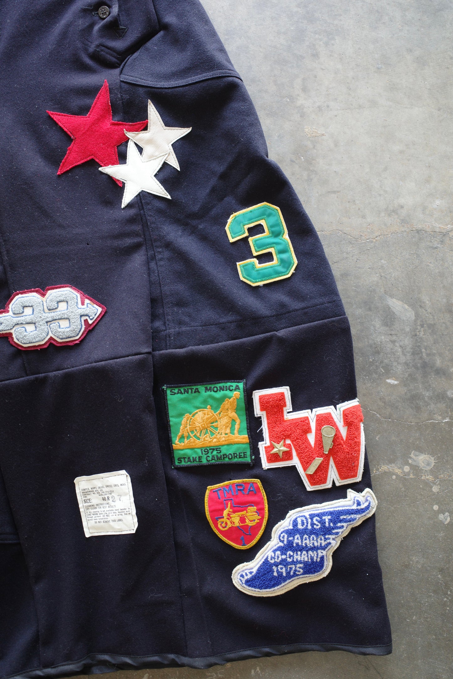 Wide Legged Patched Pants(W32-L) / PWL1