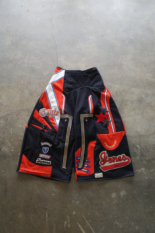 Wide Legged Patched Pants(W32-L) / PWL2
