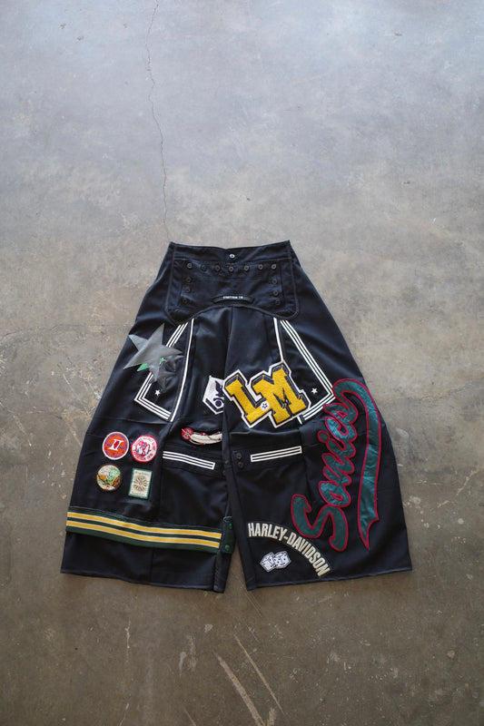 Wide Legged Patched Pants(W32-L) / PWL3