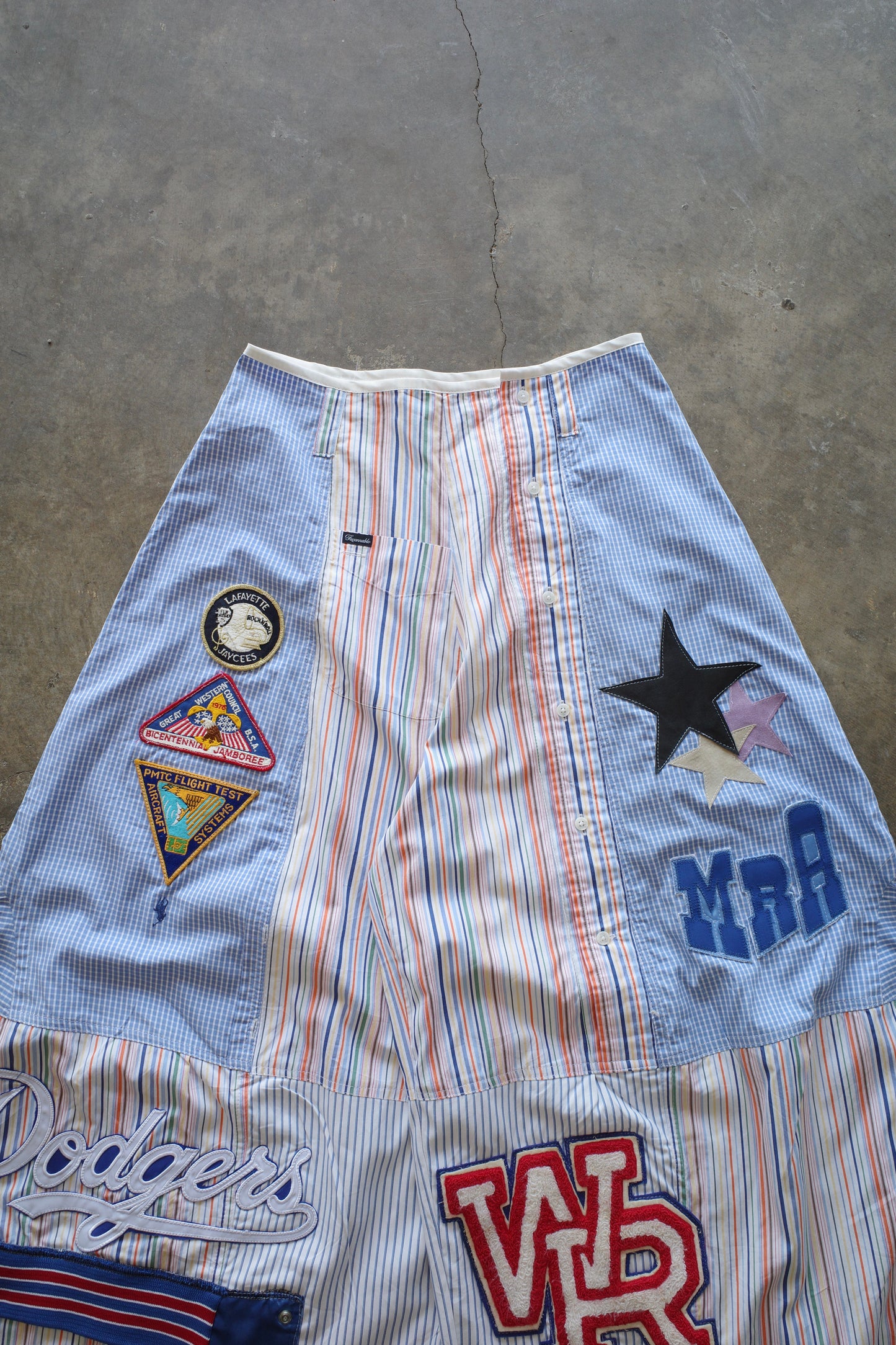 Wide Legged Patched Pants(W32-L) / SWL2