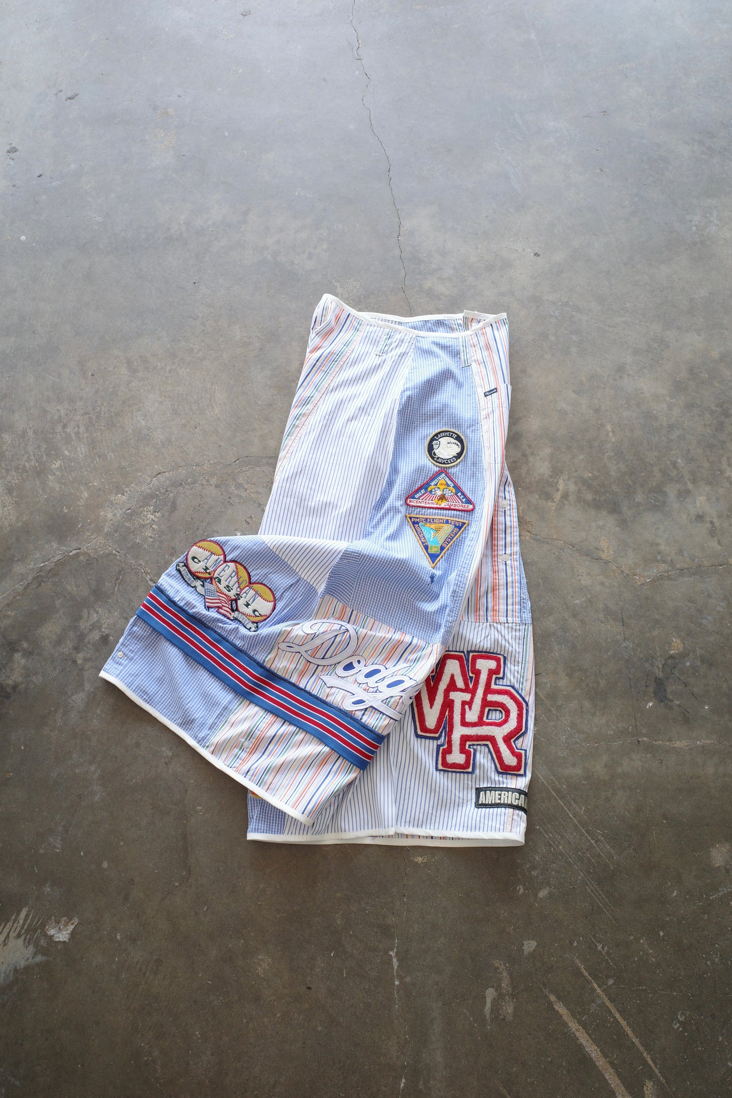 Wide Legged Patched Pants(W32-L) / SWL2