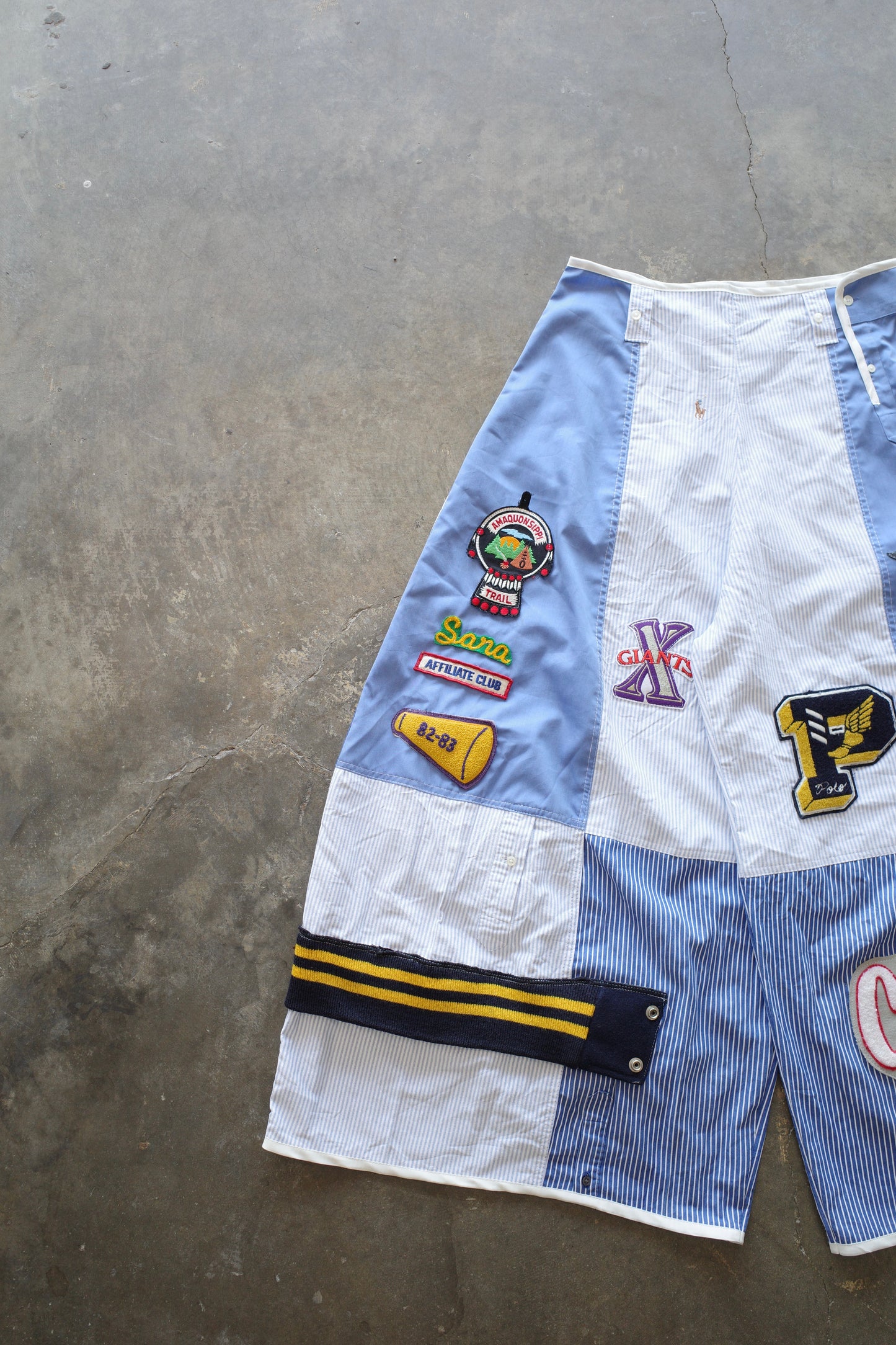 Wide Legged Patched Pants(W32-L) / SWL1