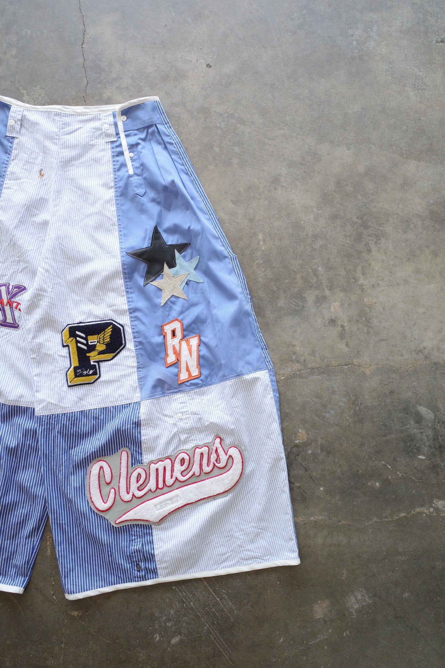 Wide Legged Patched Pants(W32-L) / SWL1