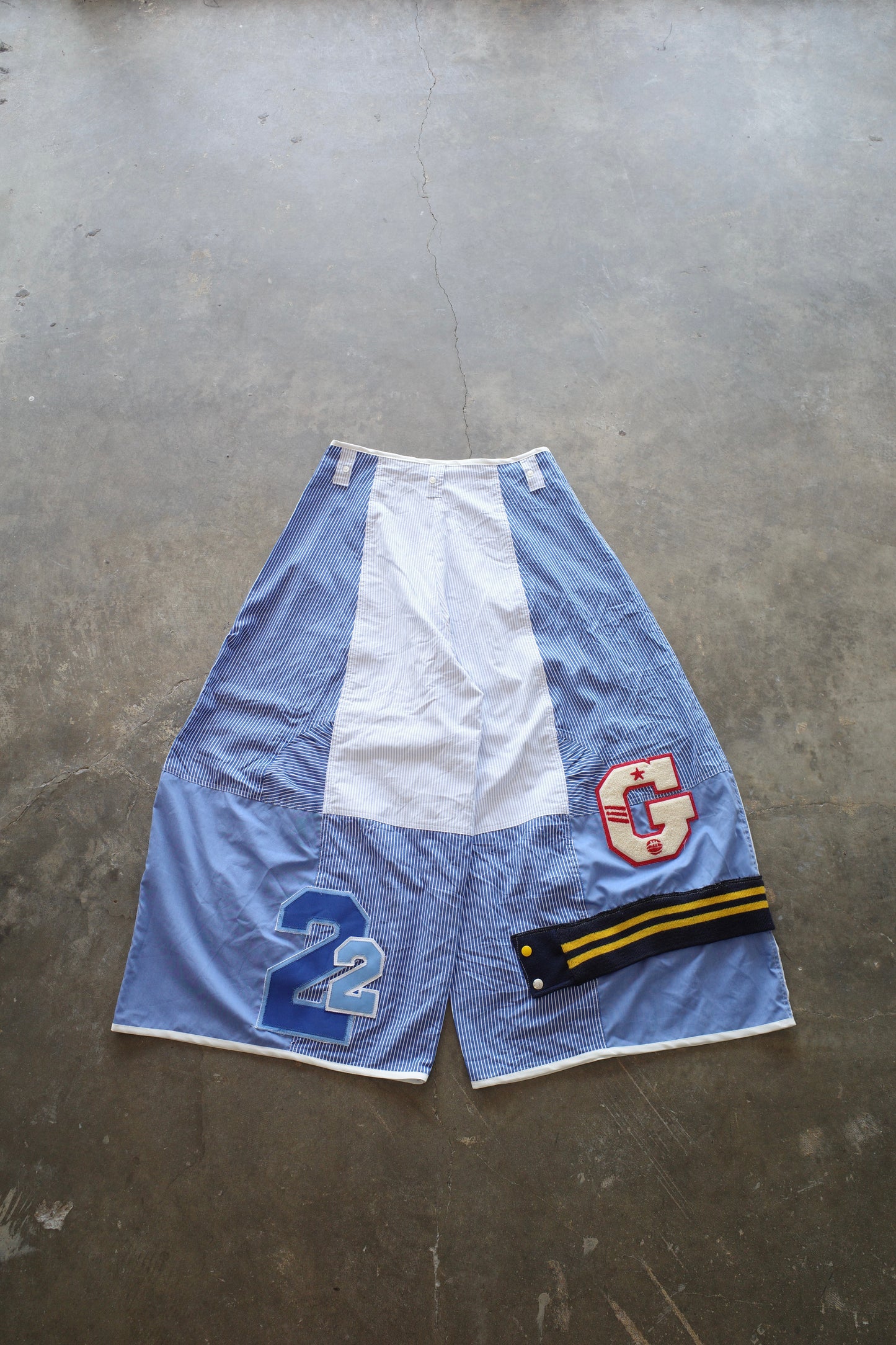 Wide Legged Patched Pants(W32-L) / SWL1