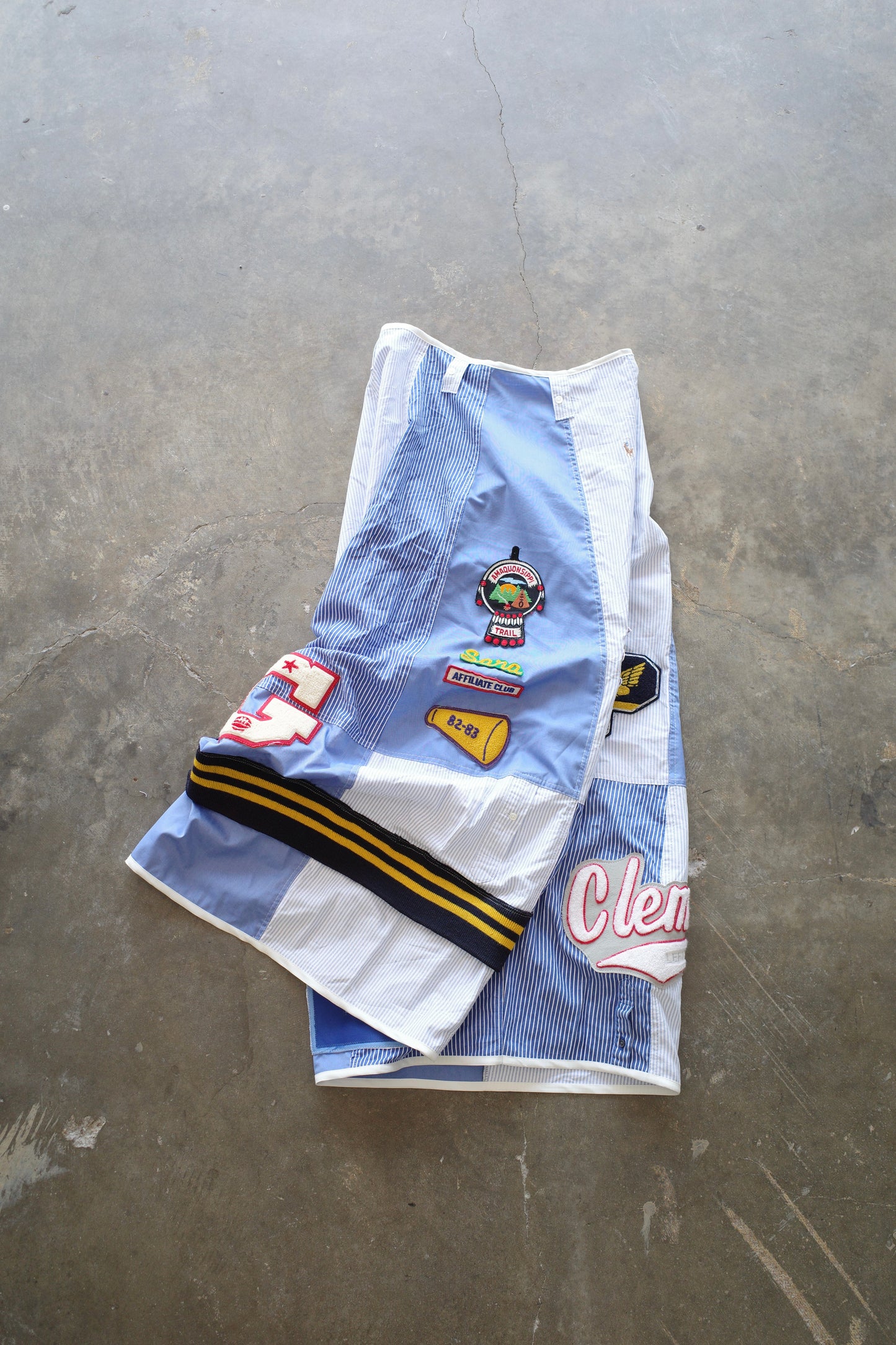 Wide Legged Patched Pants(W32-L) / SWL1