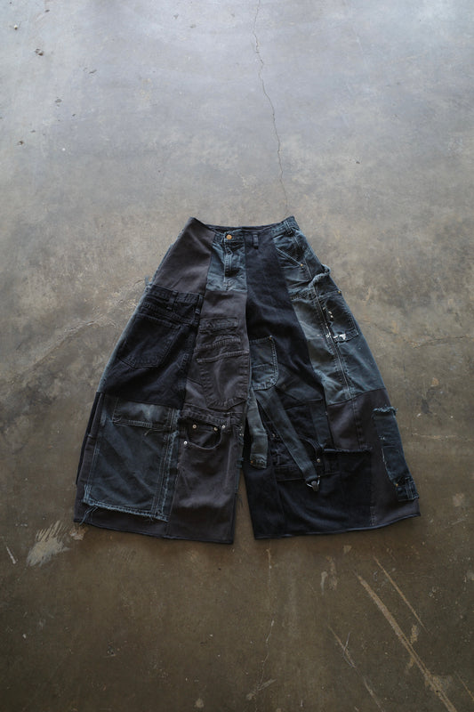Wide Legged Patched Pants(W32-L) / BDWL2
