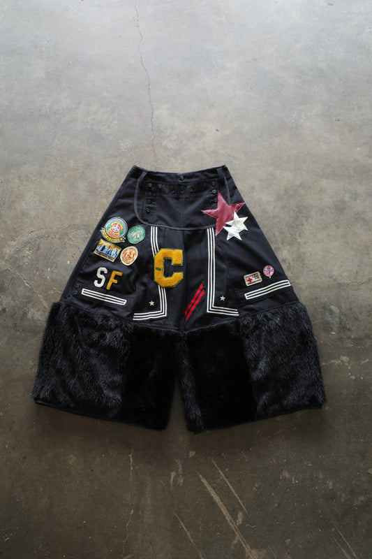 Wide Legged Patched Pants(W32-L) / PWL4