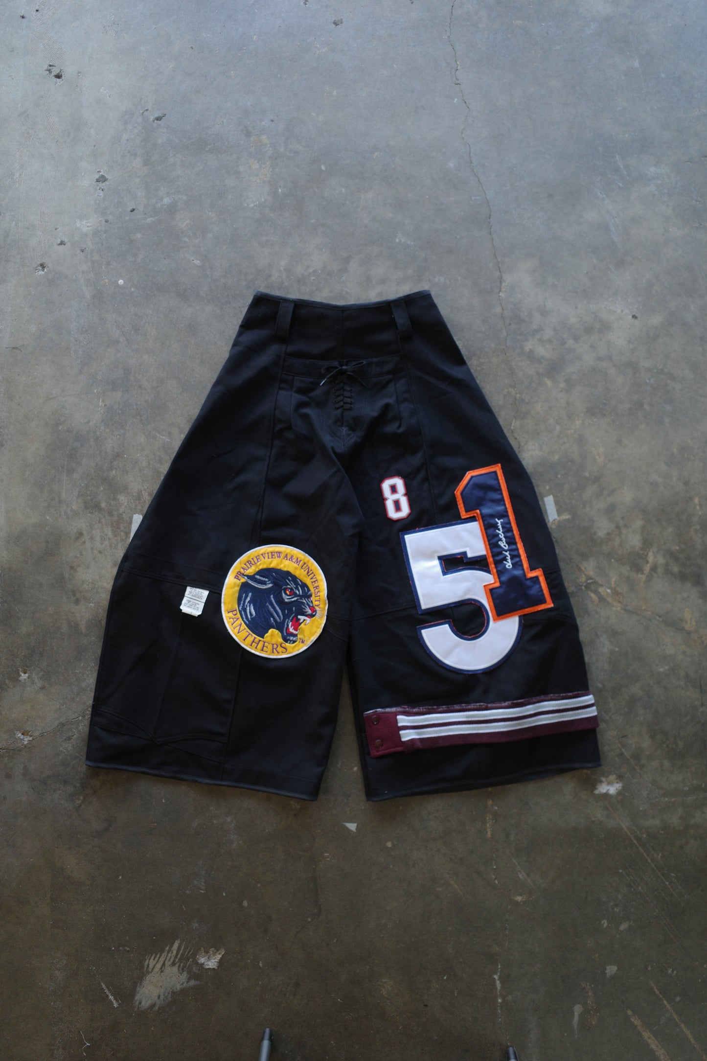 Wide Legged Patched Pants(W32-L) / PWL6