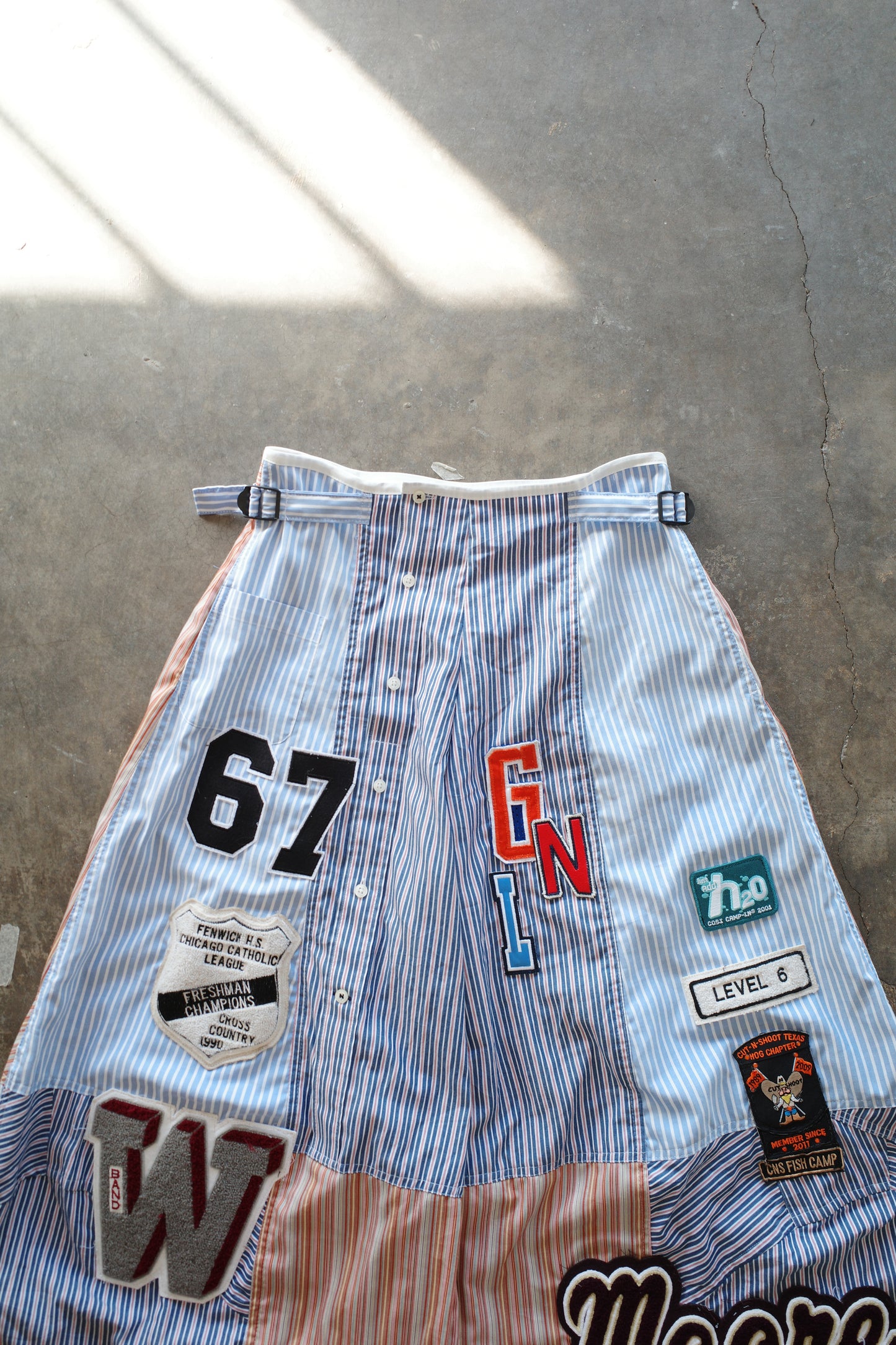 Wide Legged Patched Pants(W32-L) / SWL5