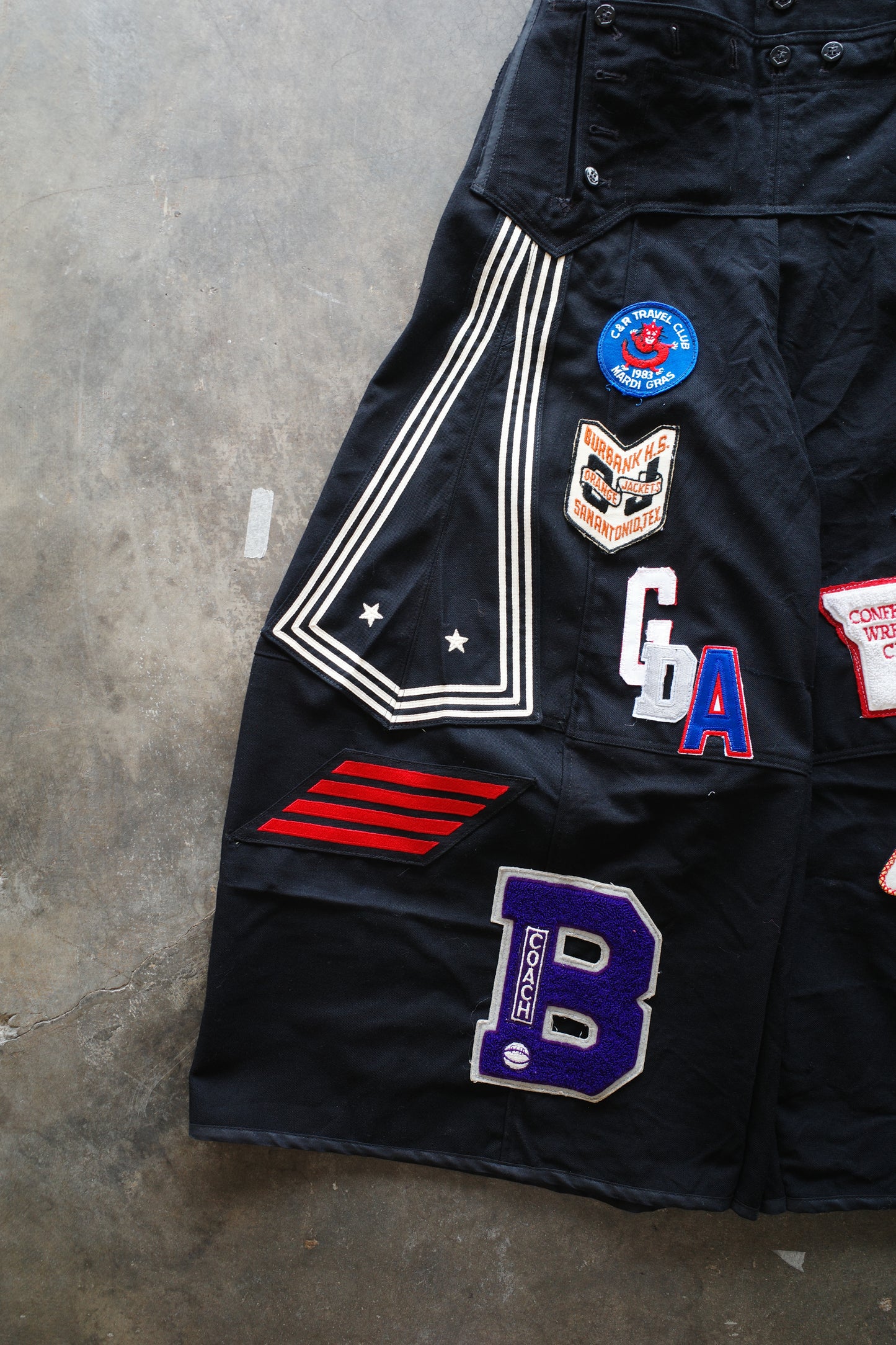 Wide Legged Patched Pants(W32-L) / PWL10