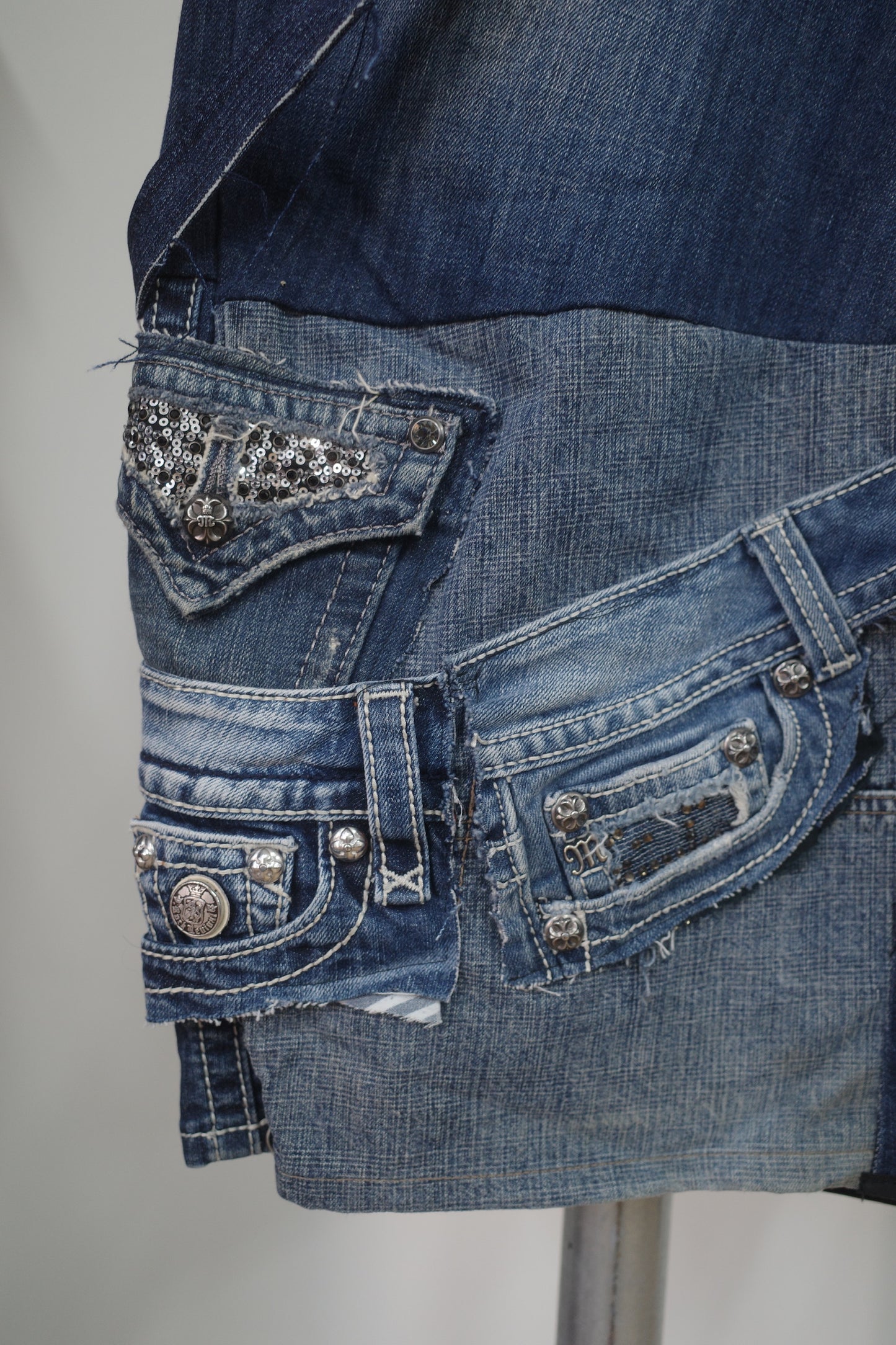 Wide Legged Patched Pants(W32-L) / DWL3