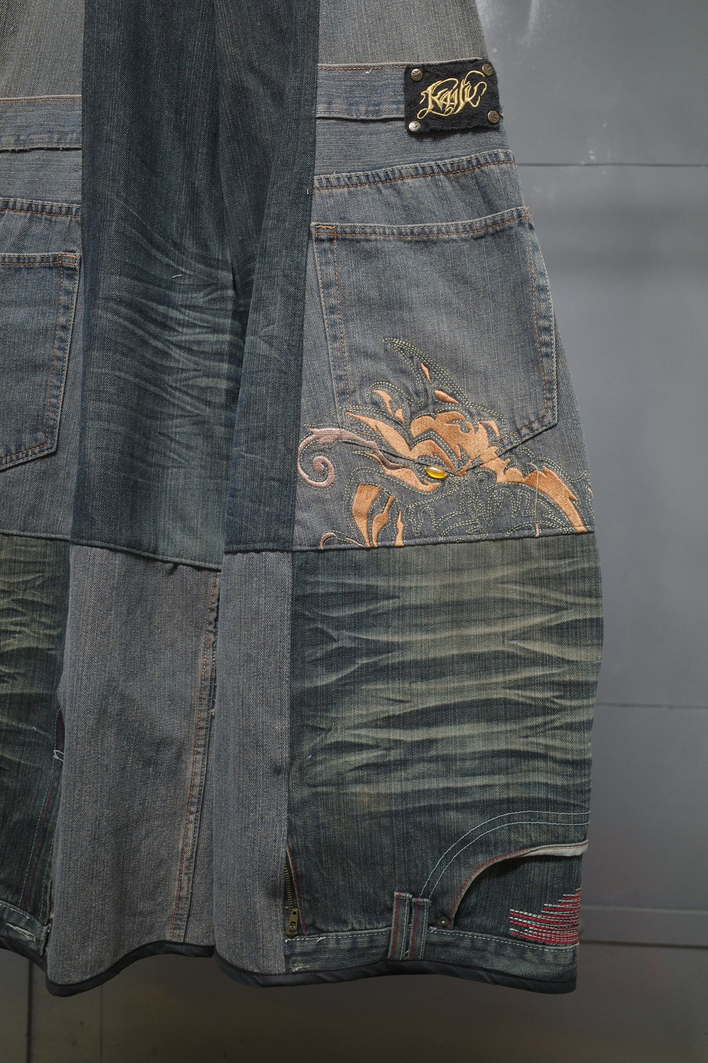 Wide Legged Patched Pants(W32-L) / DWL7