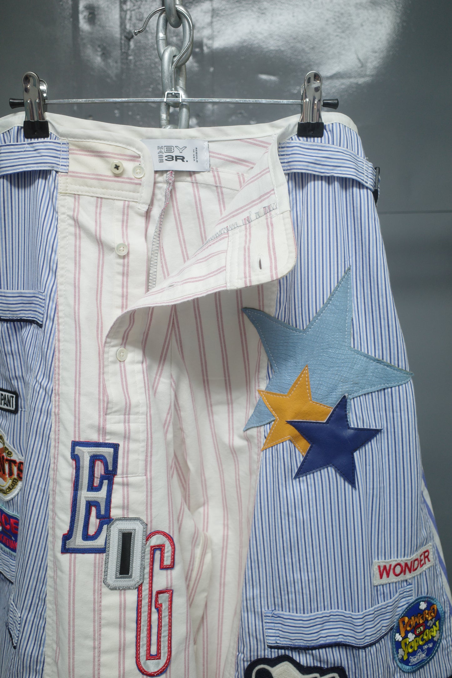 Wide Legged Patched Pants(W32-L) / SWL9