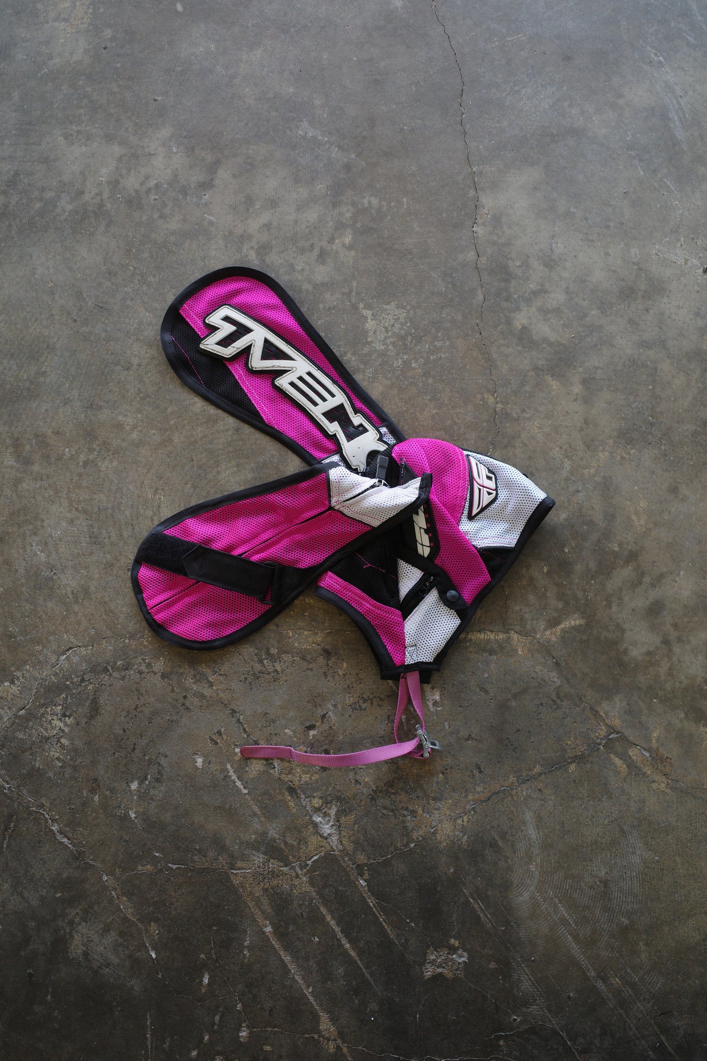 nag nag Bunny Ear Hat made with vintage ONEAL moto racing pants