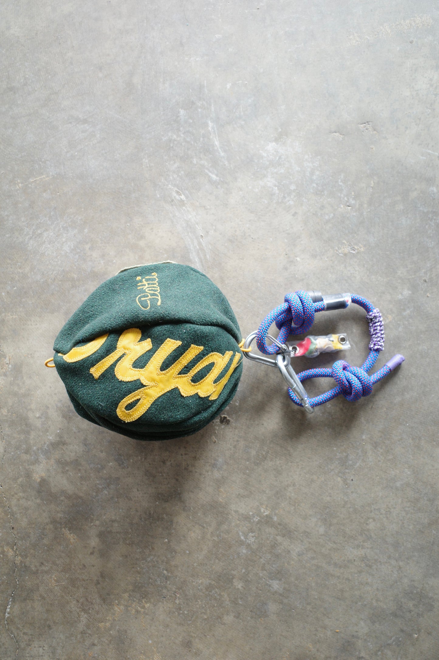 nag nag Ball Bag(S) made from 1960s Varsity Jacket