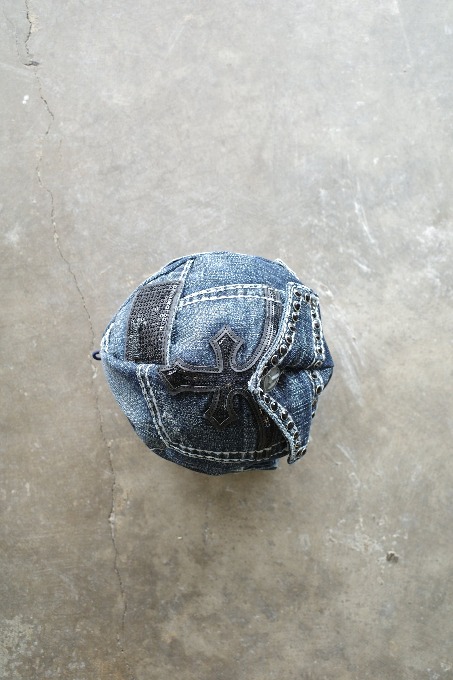 nag nag Ball Bag(S) made from vintage Y2K jeans