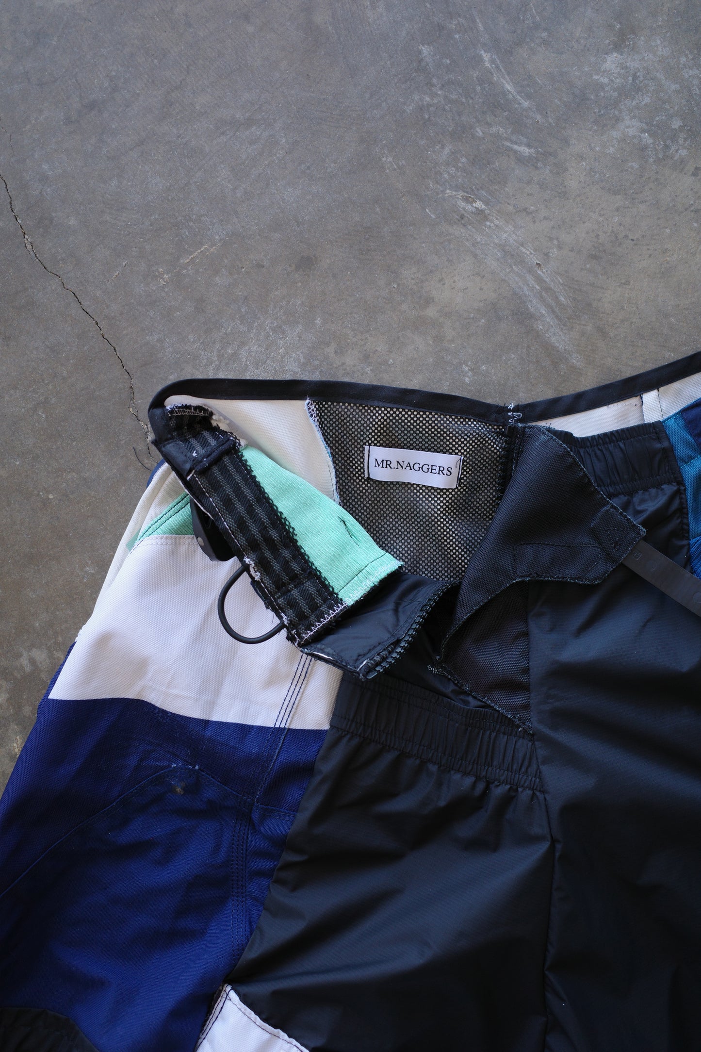 nag nag Baggy Shorts (34)/made with vintage FLY&THOR racing pants&GORE-TEX ski pants
