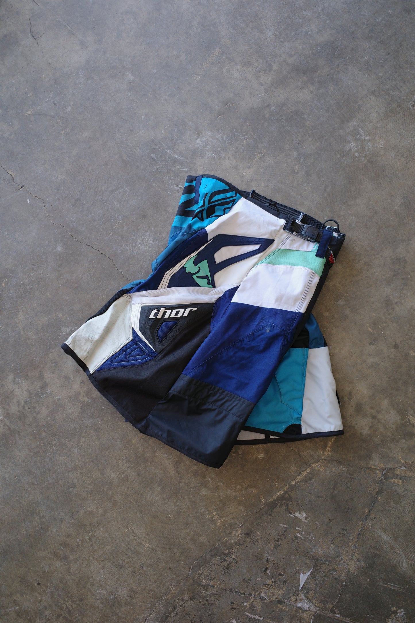 nag nag Baggy Shorts (34)/made with vintage FLY&THOR racing pants&GORE-TEX ski pants
