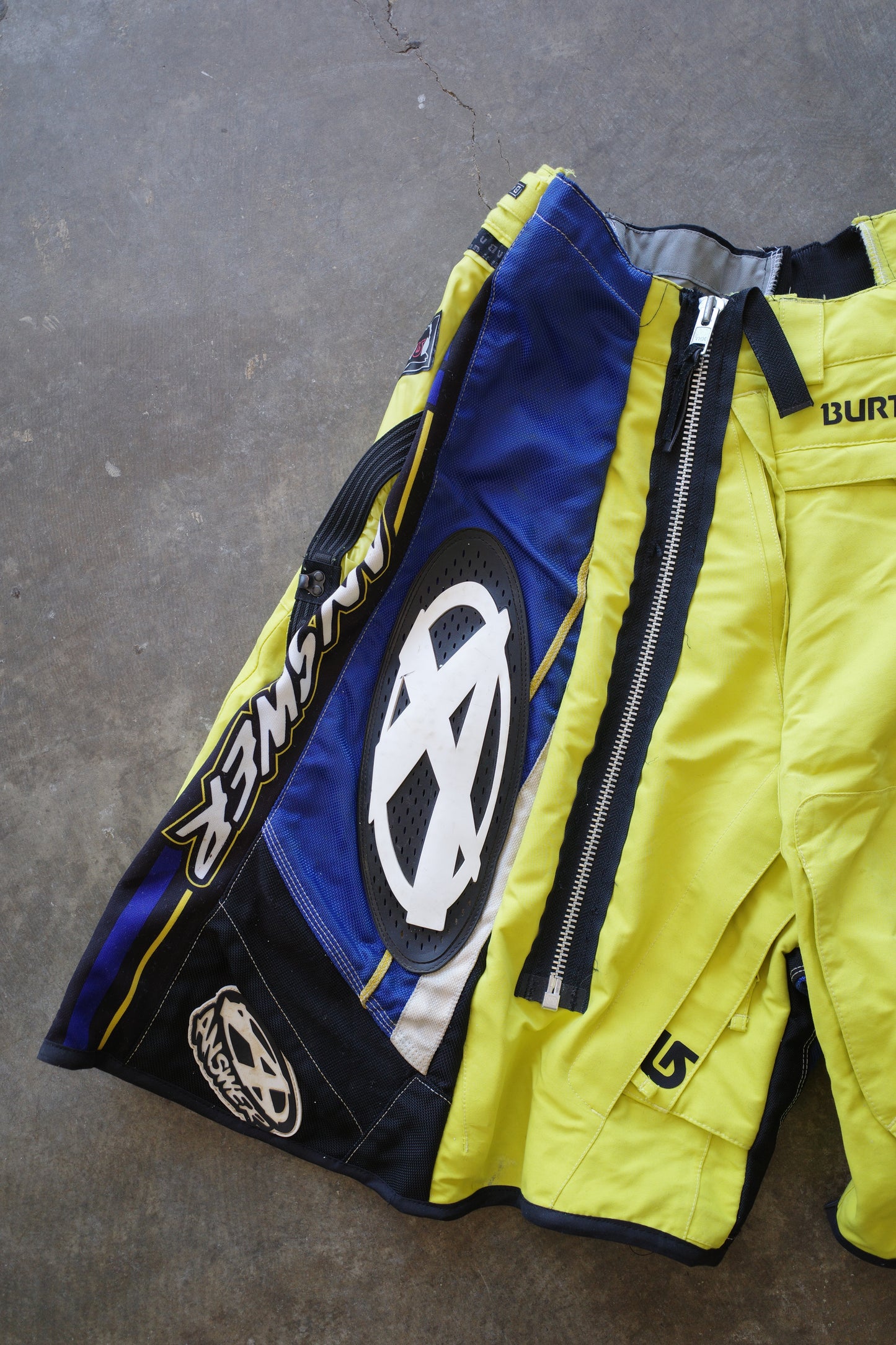 nag nag Baggy Shorts (32)/made with vintage ANSWER racing pants&BURTON ski pants