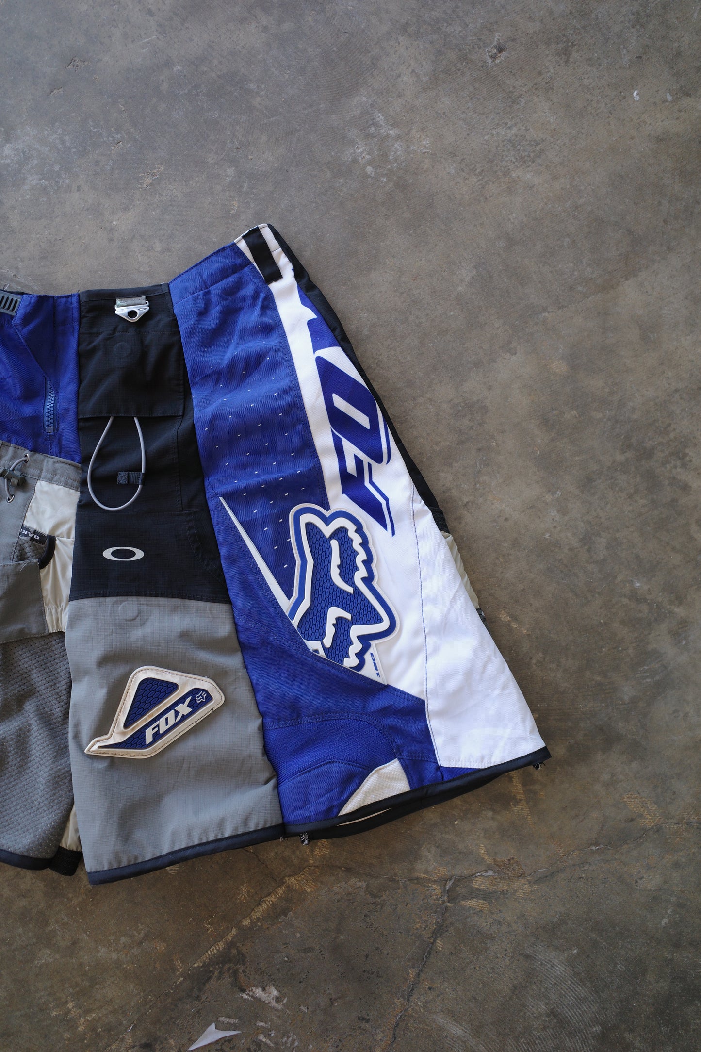 nag nag Baggy Shorts (34)/made with vintage FOX racing pants&OAKLEY tactical Jacket