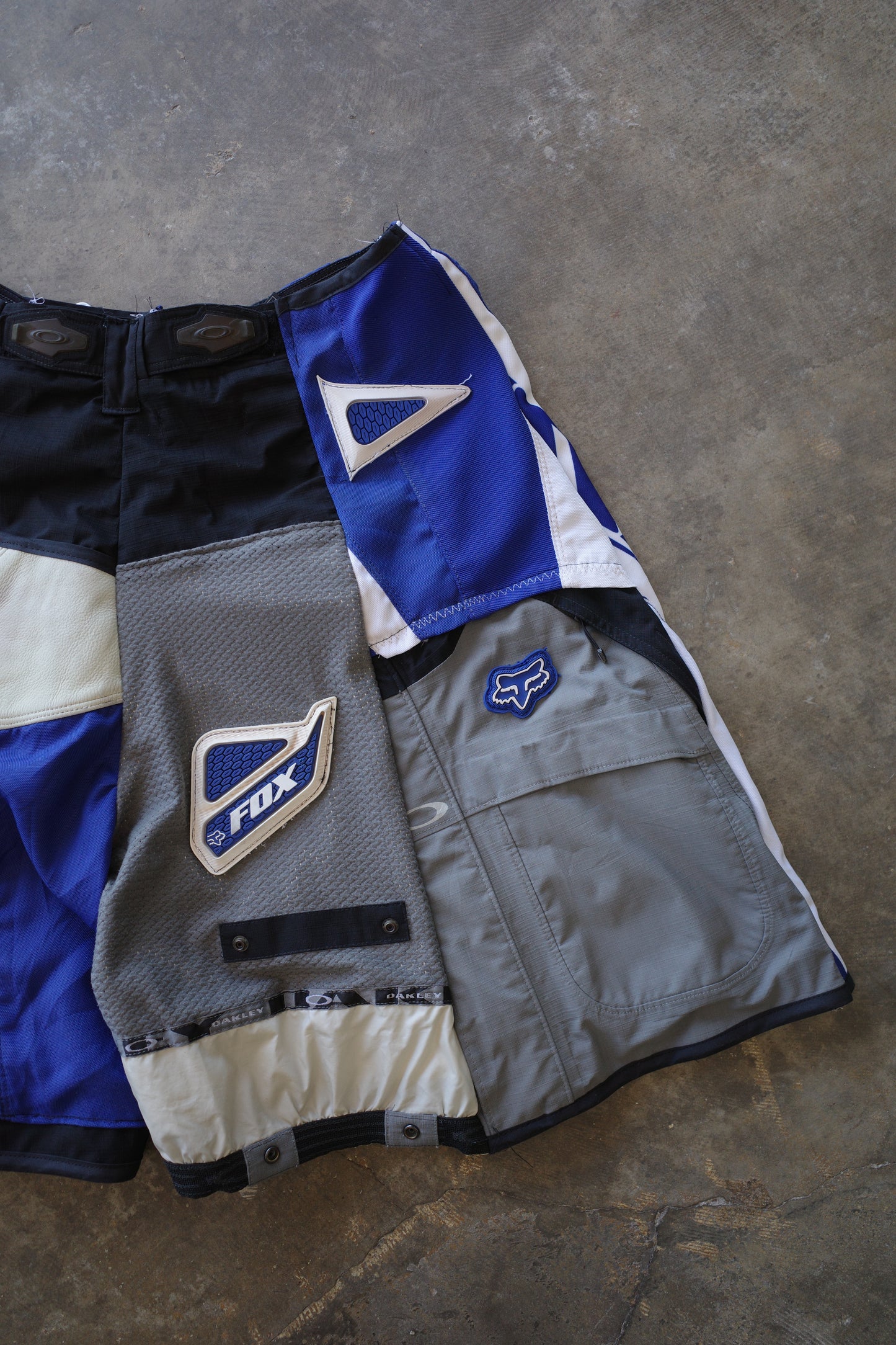 nag nag Baggy Shorts (34)/made with vintage FOX racing pants&OAKLEY tactical Jacket