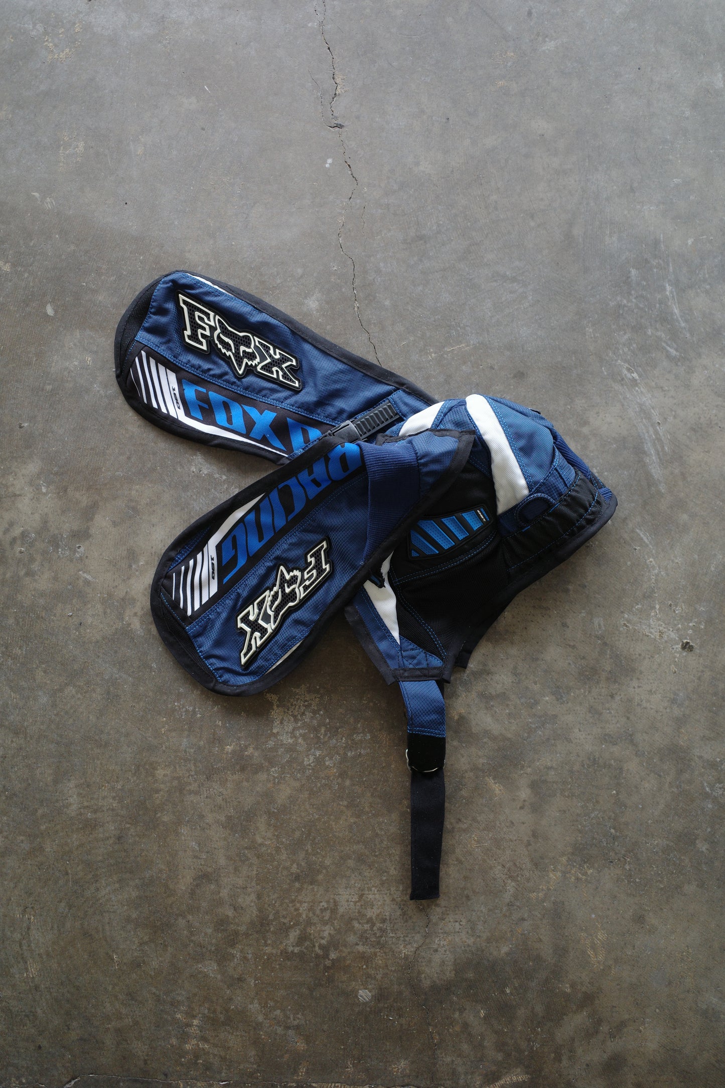 nag nag Bunny Ear Hat made with vintage FOX moto racing pants