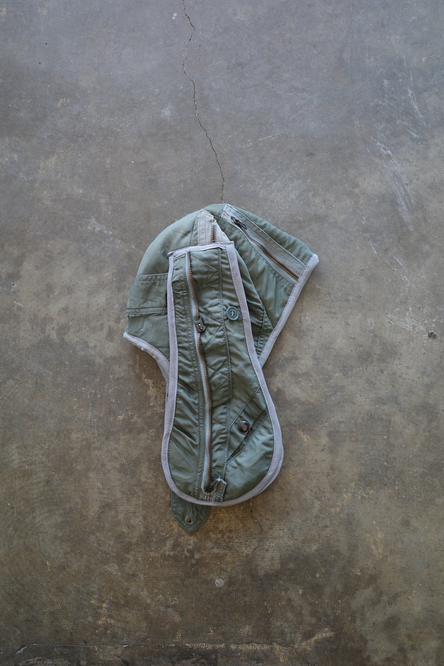 nag nag Bunny Ear Hat made with vintage US.AIR FORCE issue Flight suit 2