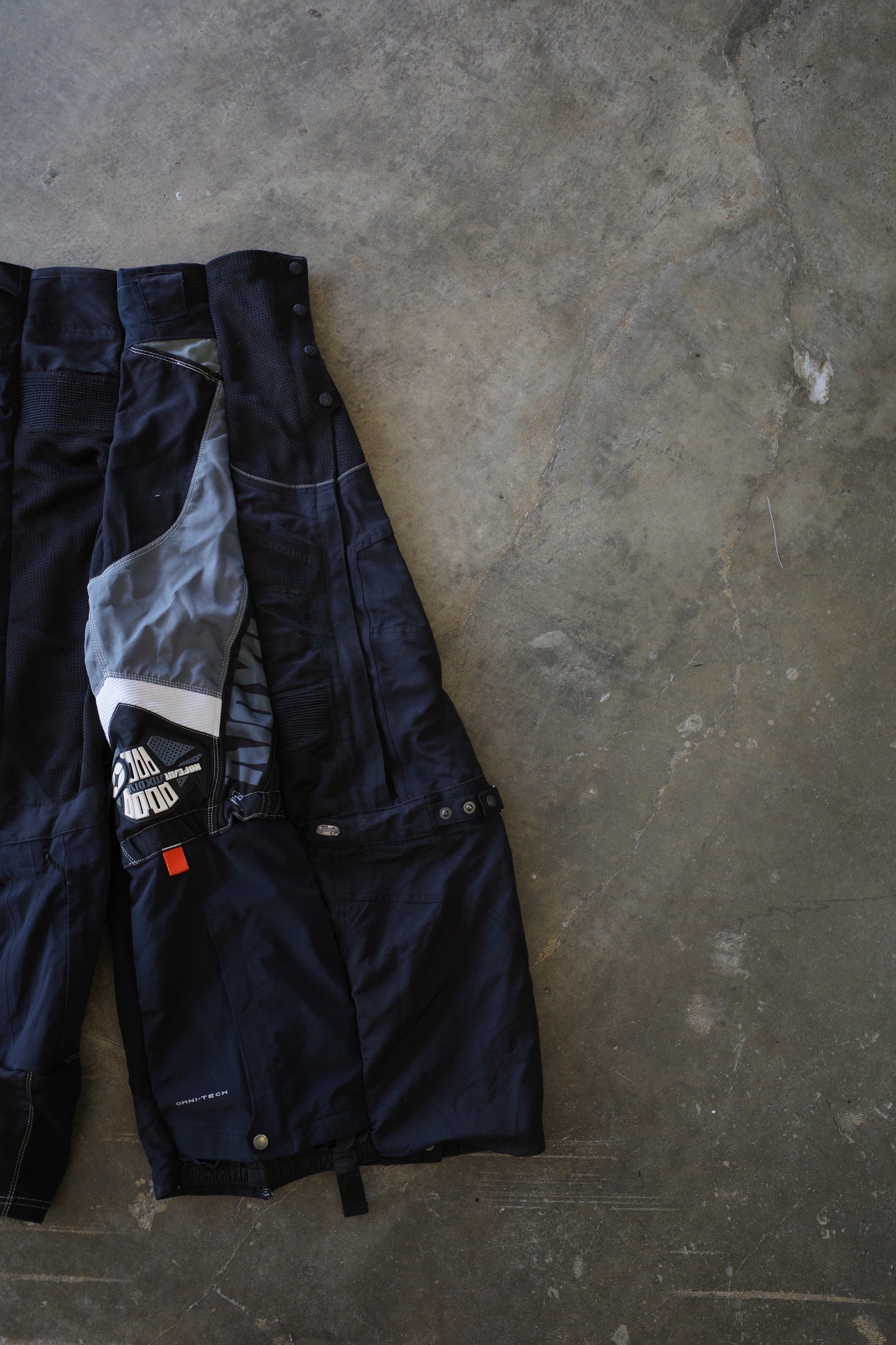 Wide Legged nag nag Pants(L)/made with vintage NOFEAR racing pants&vintage  ski pants