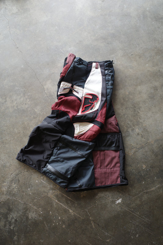 Wide Legged nag nag Pants(L)/made with vintage Thor racing pants&vintage schott racing jacket