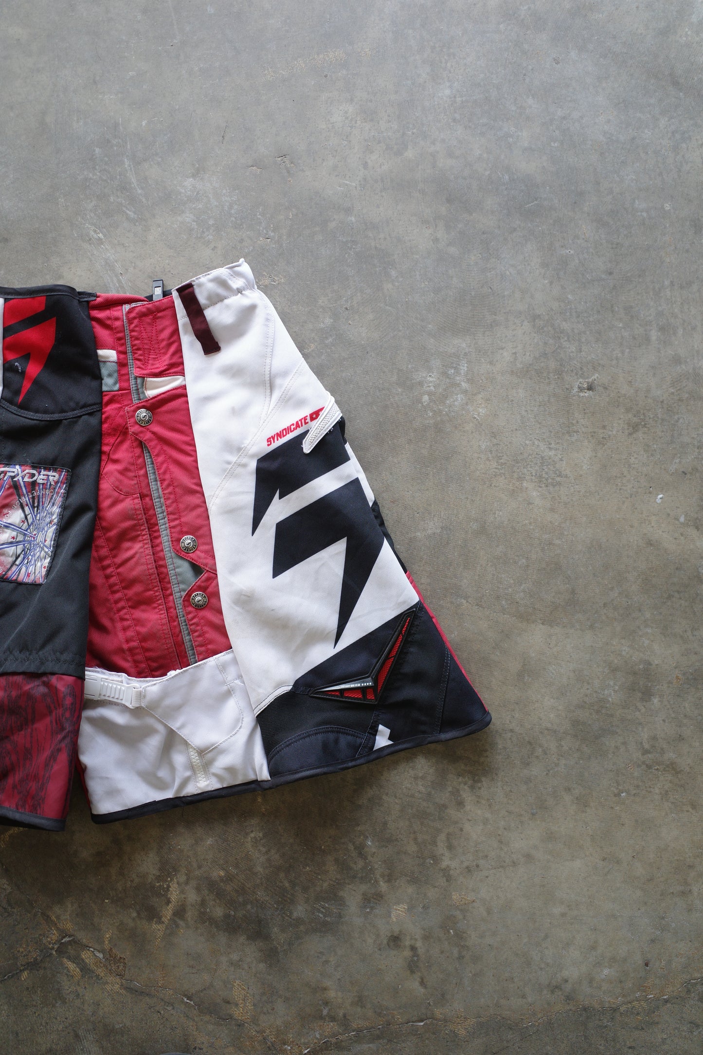 nag nag Baggy Shorts (32)/made with vintage SHIFT racing pants&SPYDER ski pants