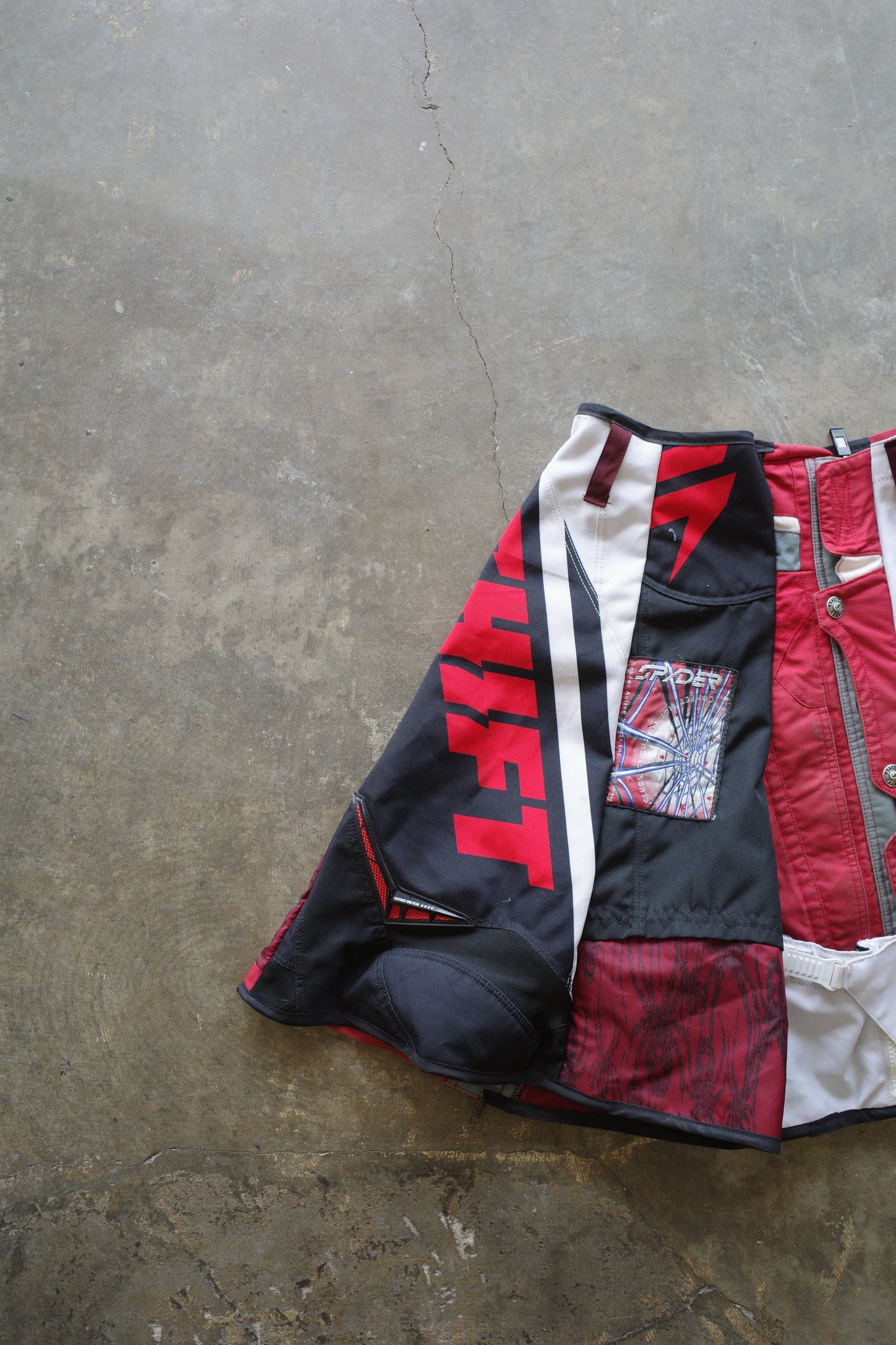 nag nag Baggy Shorts (32)/made with vintage SHIFT racing pants&SPYDER ski pants
