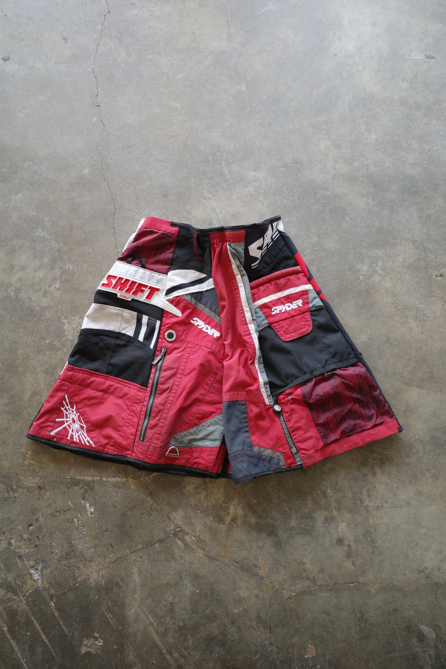 nag nag Baggy Shorts (32)/made with vintage SHIFT racing pants&SPYDER ski pants