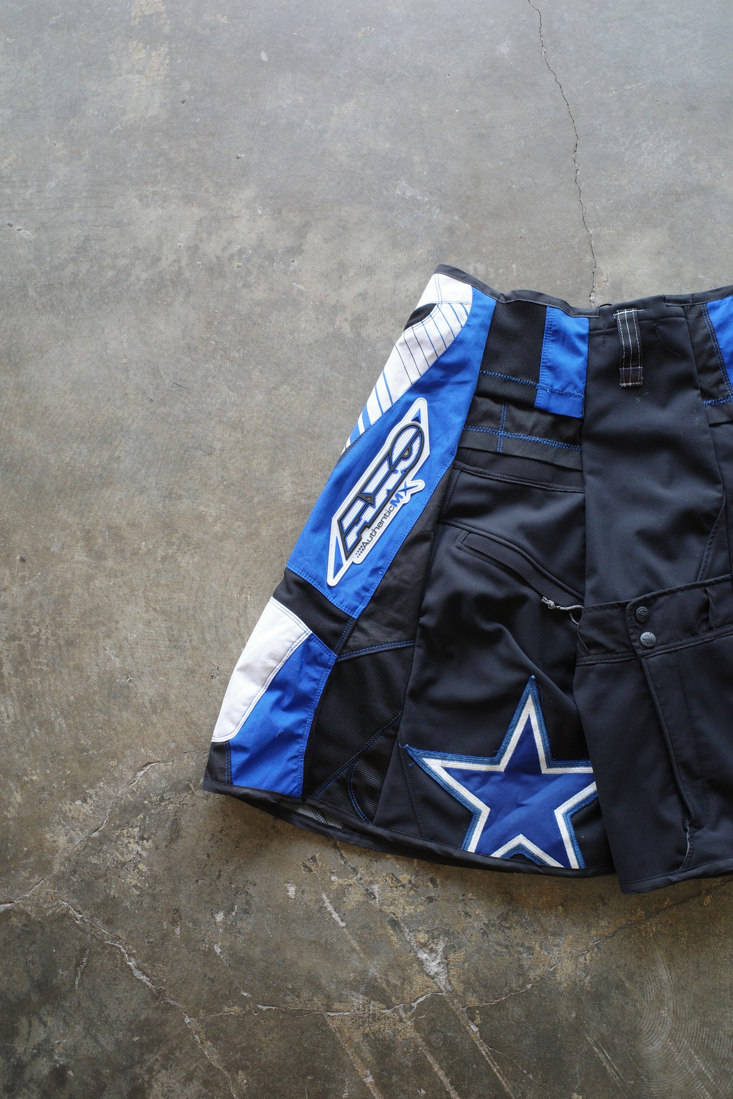 nag nag Baggy Shorts (36)/made from vintage AXO motorcycle racing pants