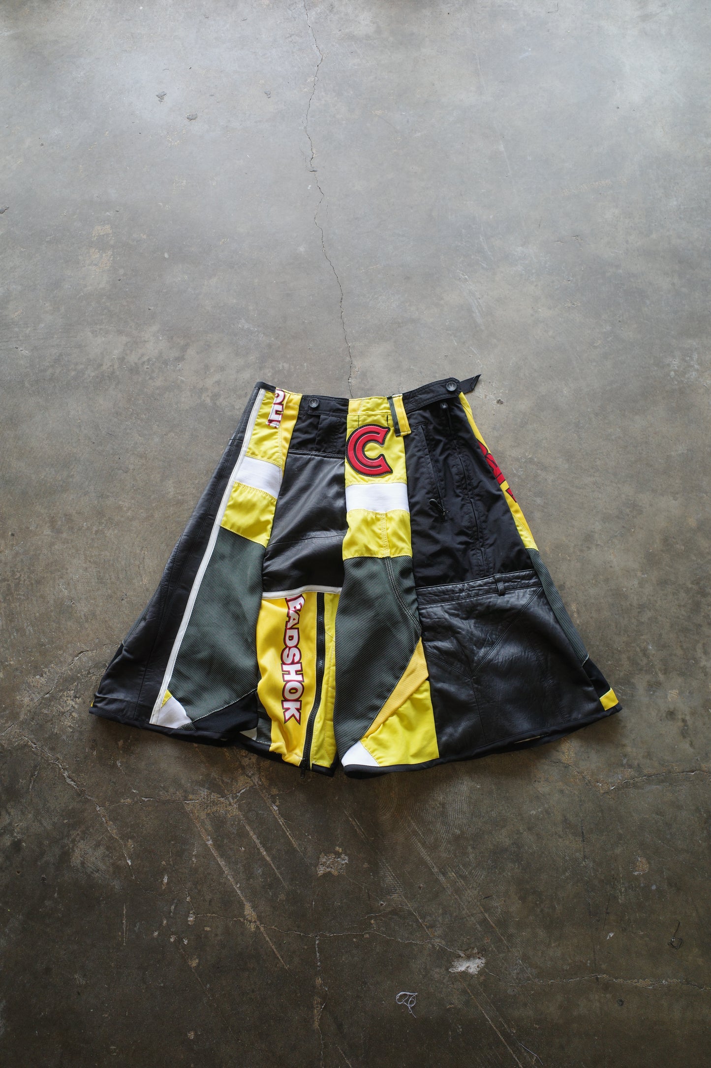 nag nag Baggy Shorts (32)/made from vintage  CANNONDALE motorcycle racing pants