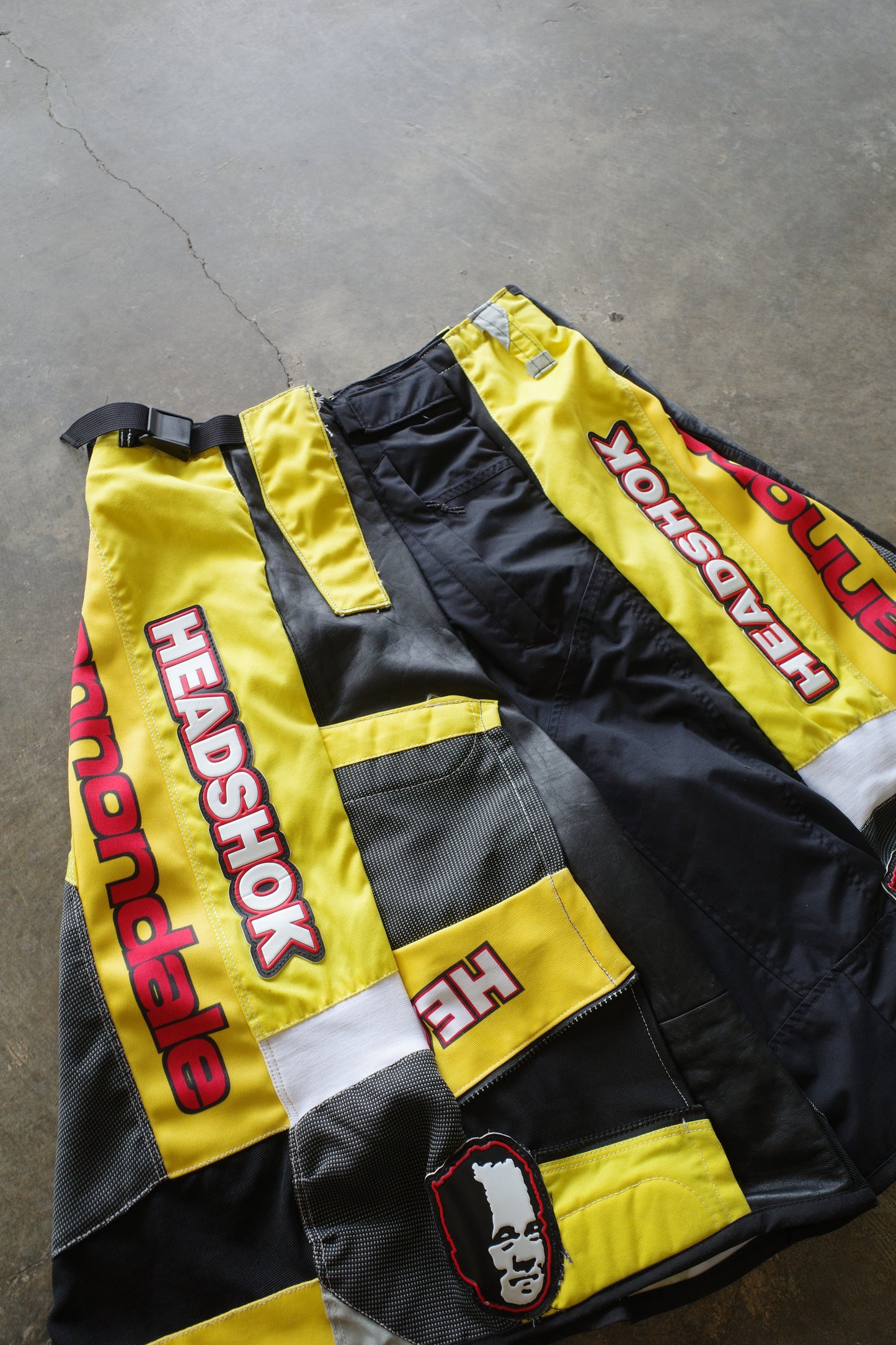 nag nag Baggy Shorts (32)/made from vintage  CANNONDALE motorcycle racing pants