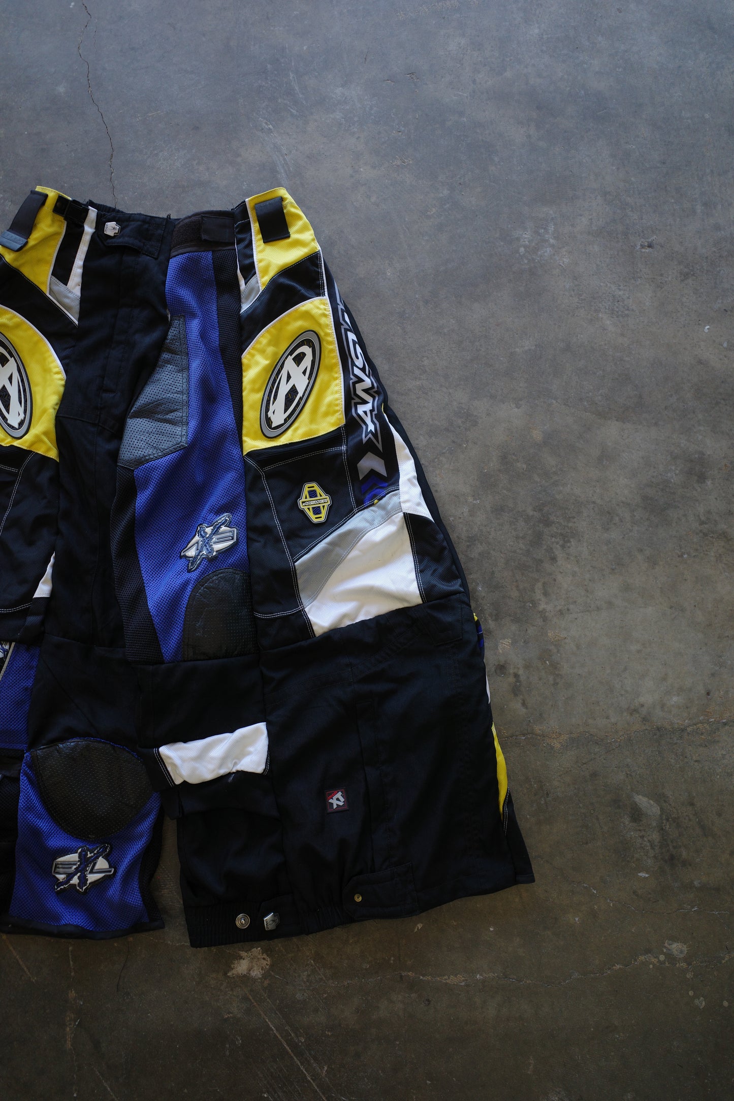 Wide Legged nag nag Pants(L)/made with vintage ANSWER racing pants