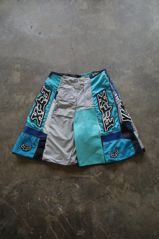 nag nag Baggy Shorts (34)/made from vintage FOX motorcycle racing pants