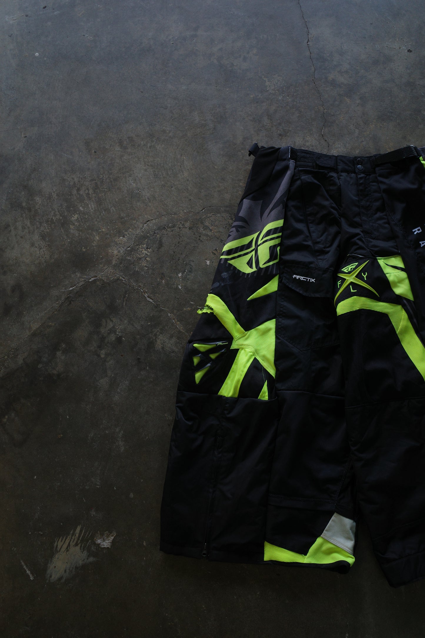 Wide Legged nag nag Pants(L)/made with vintage FLY racing pants