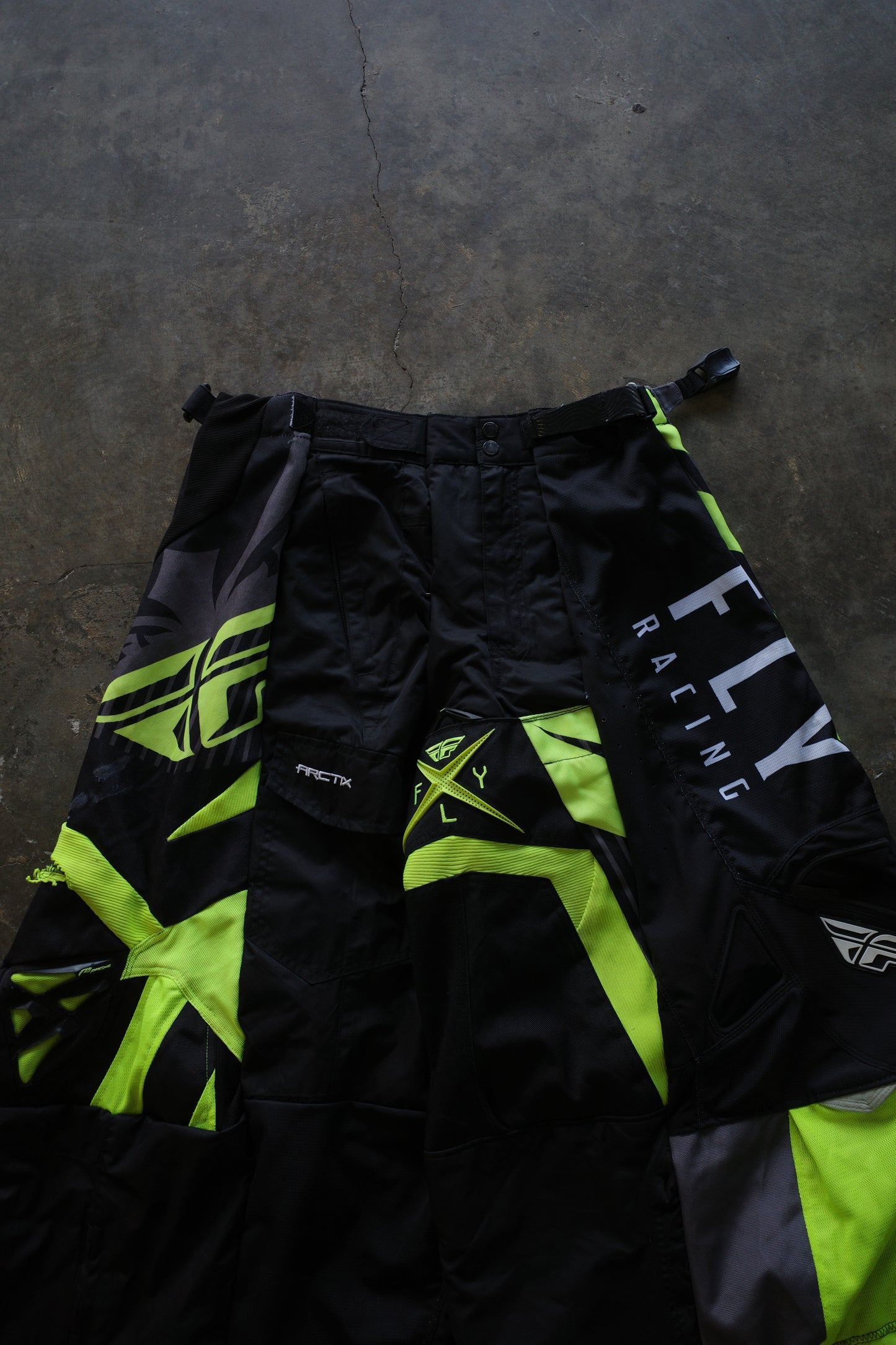 Wide Legged nag nag Pants(L)/made with vintage FLY racing pants