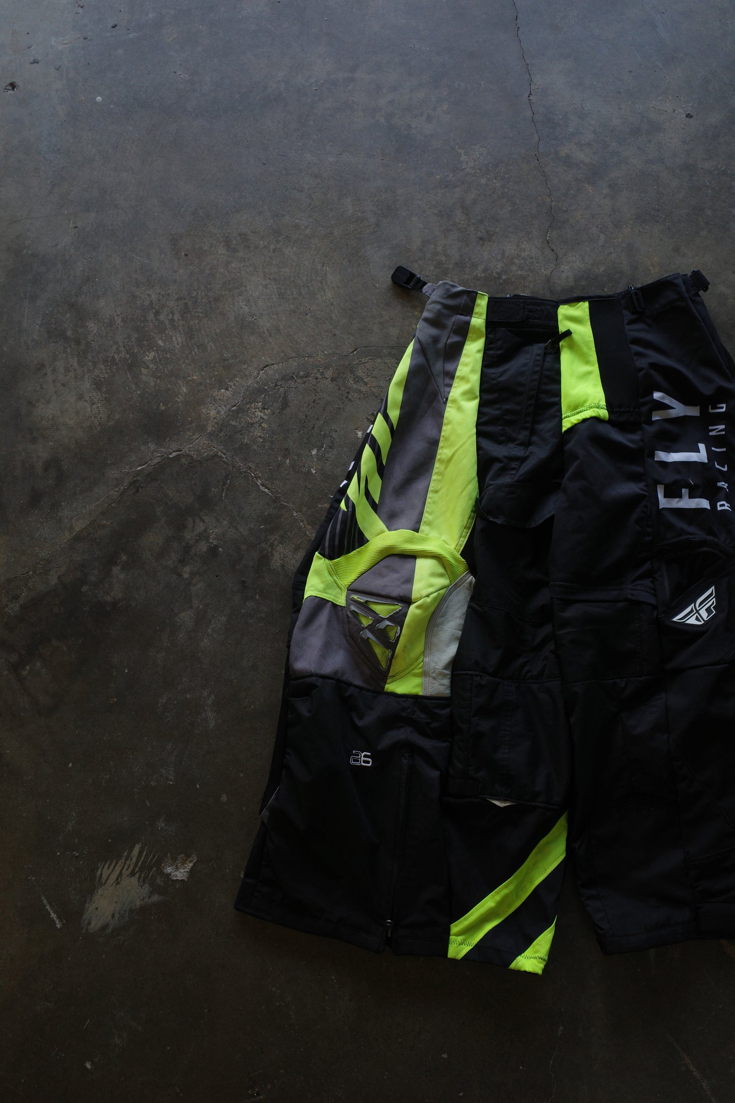 Wide Legged nag nag Pants(L)/made with vintage FLY racing pants