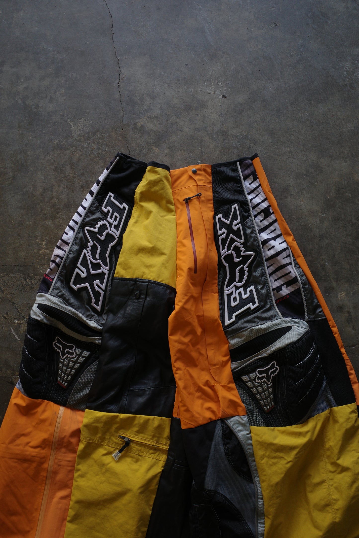 Wide Legged nag nag Pants(L)/made with vintage FOX racing pants
