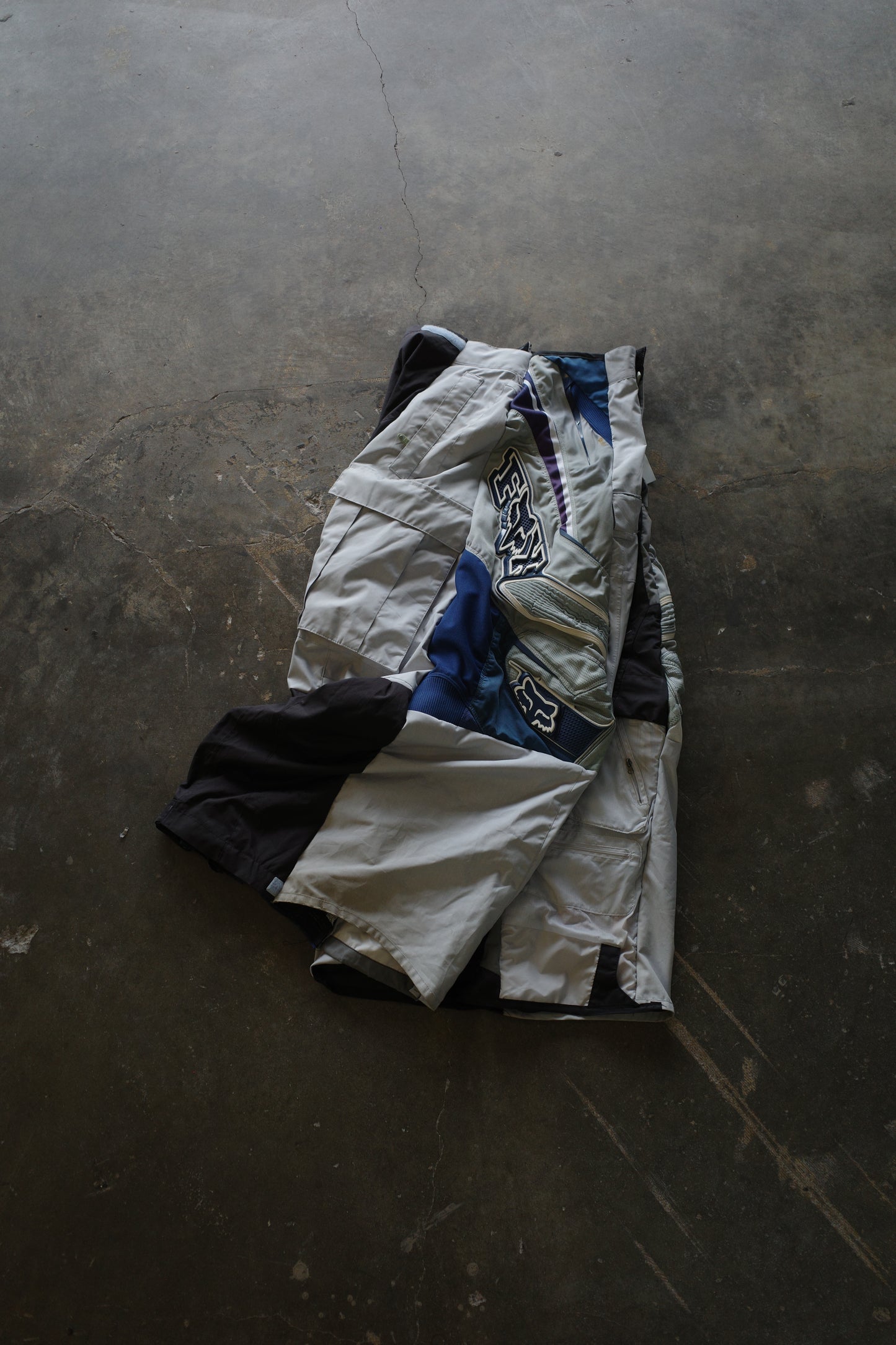 Wide Legged nag nag Pants(L)/made with vintage FOX racing pants